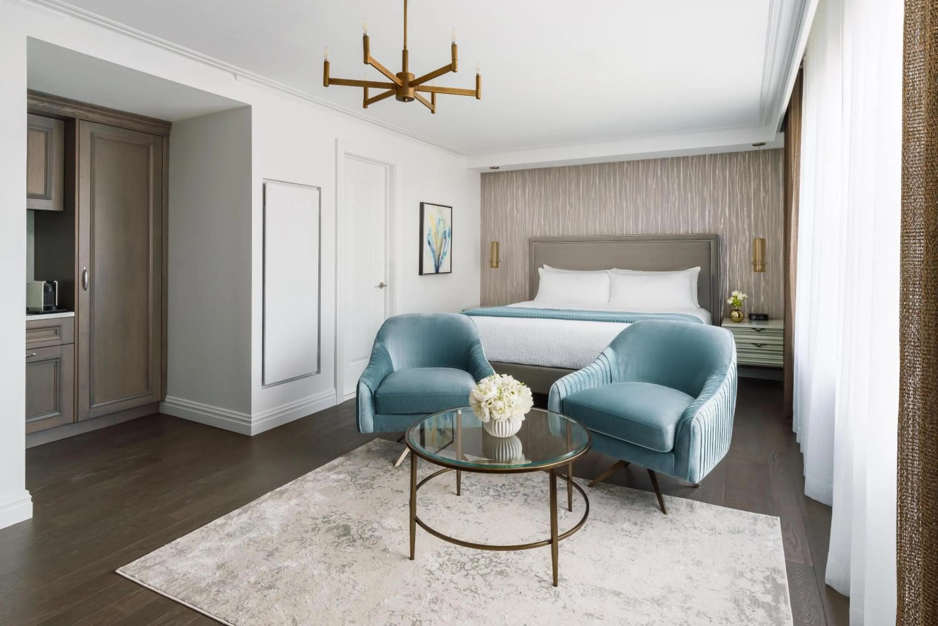 Seating area in The Wallace Hotel