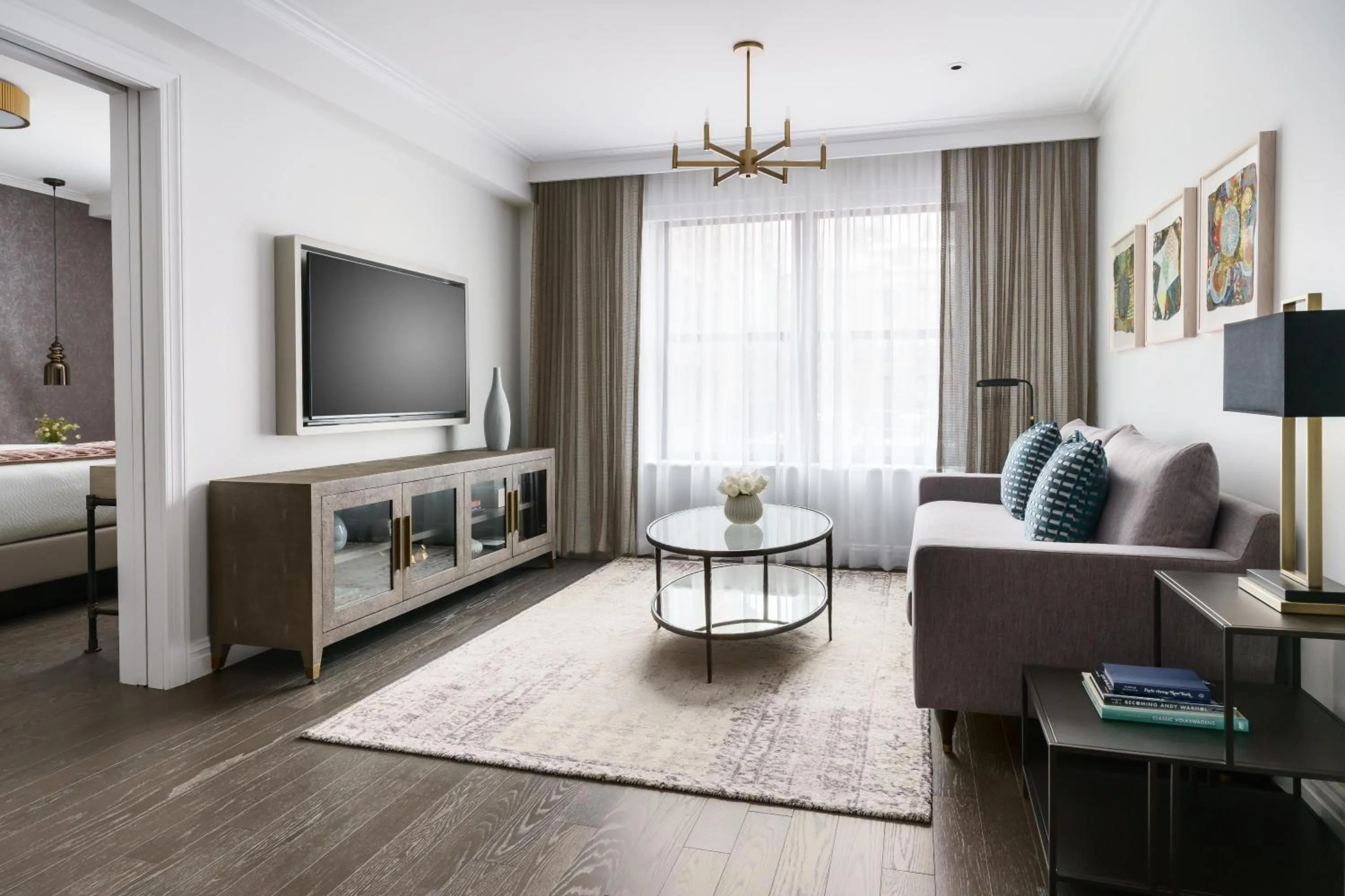 Living room in The Wallace Hotel