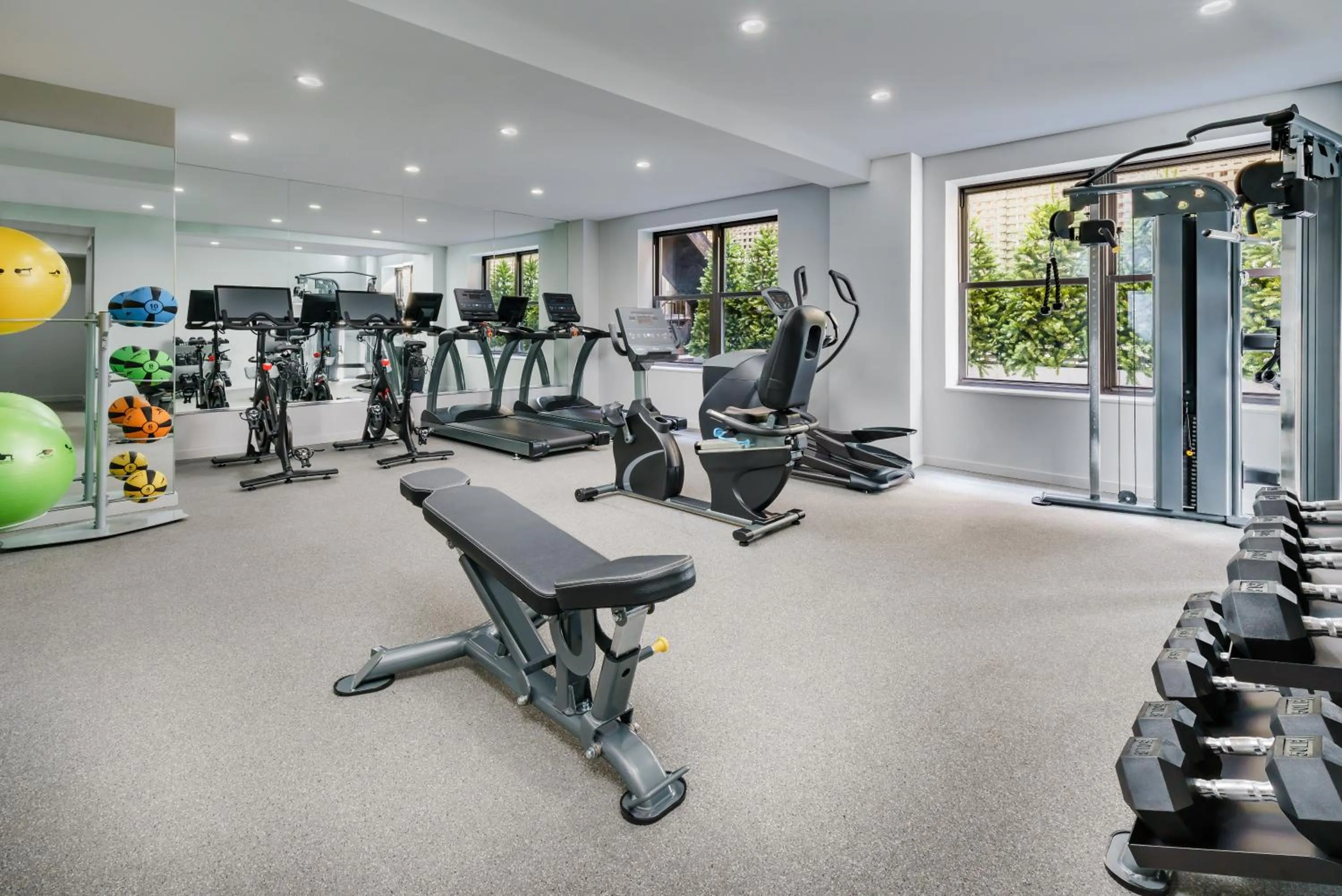 Fitness centre/facilities in The Wallace Hotel