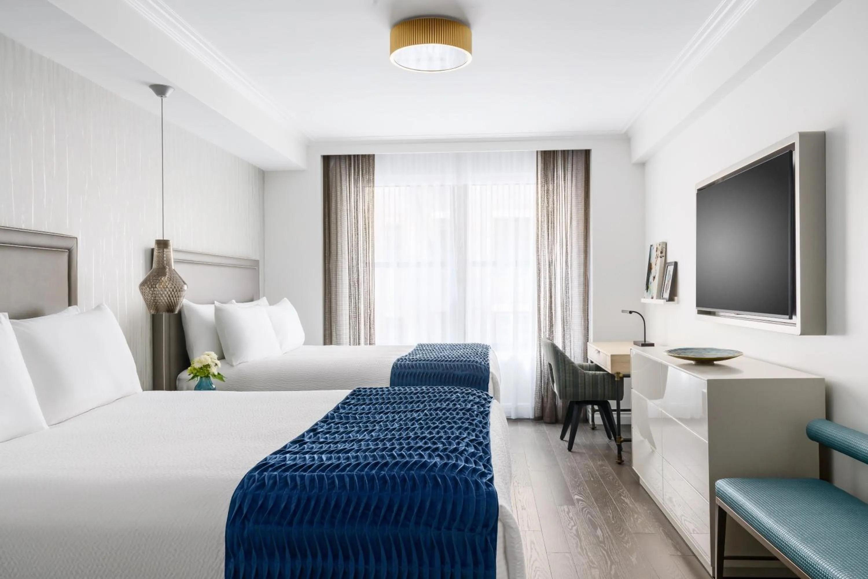 Bed in The Wallace Hotel