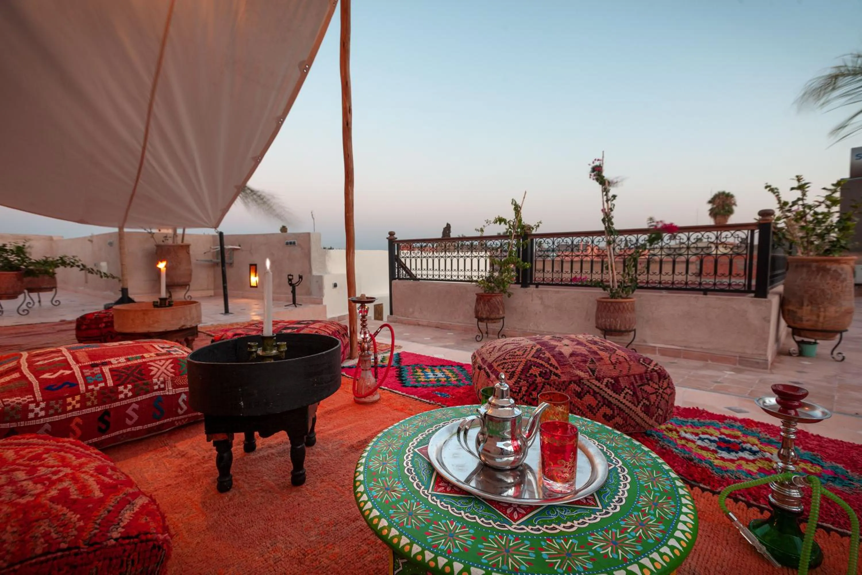 Patio in Riad Salman