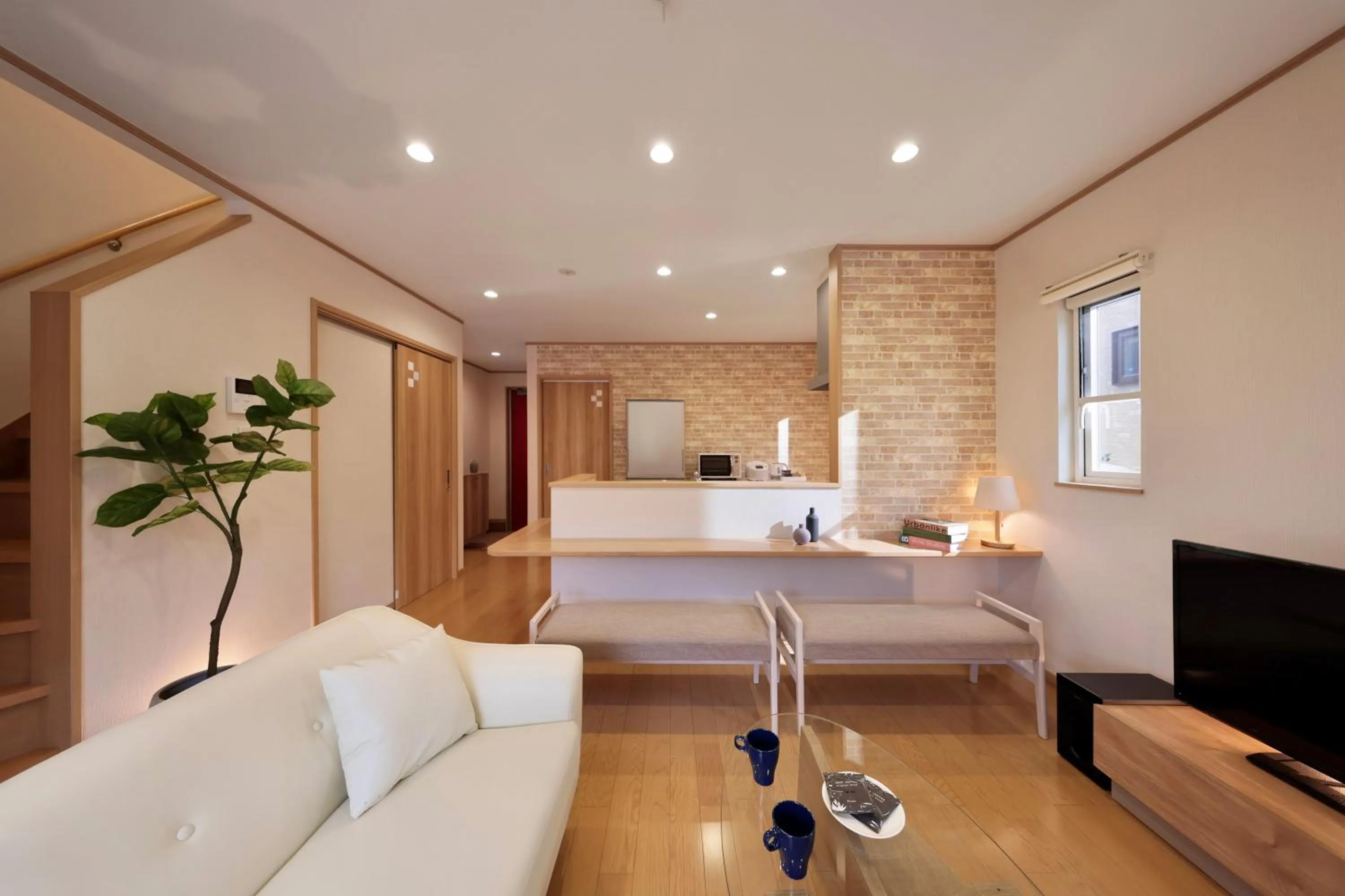 Living room in Crystal Besso Shirahama