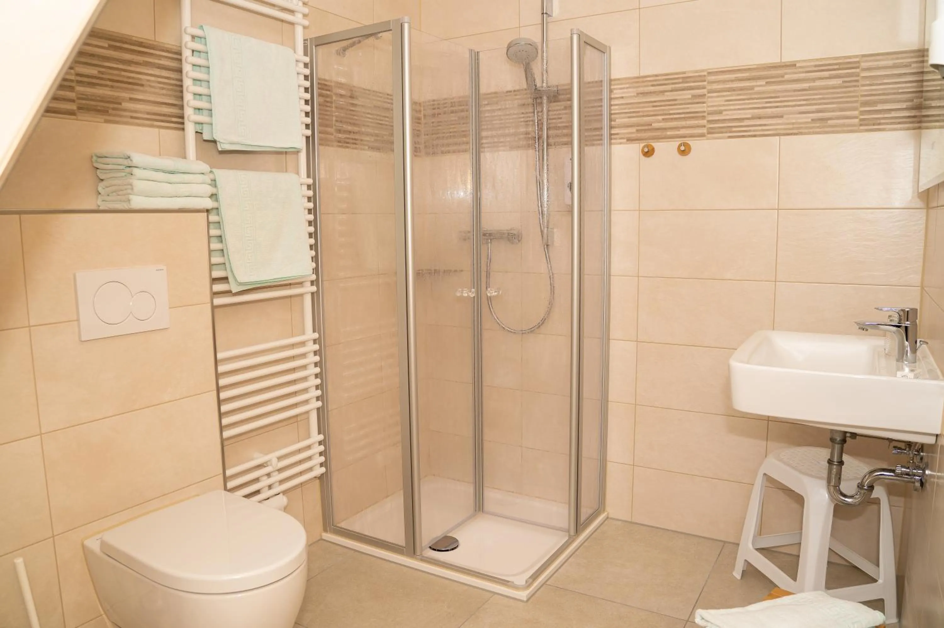 Toilet in Hotel und Berggasthof Zum Sonnenhof