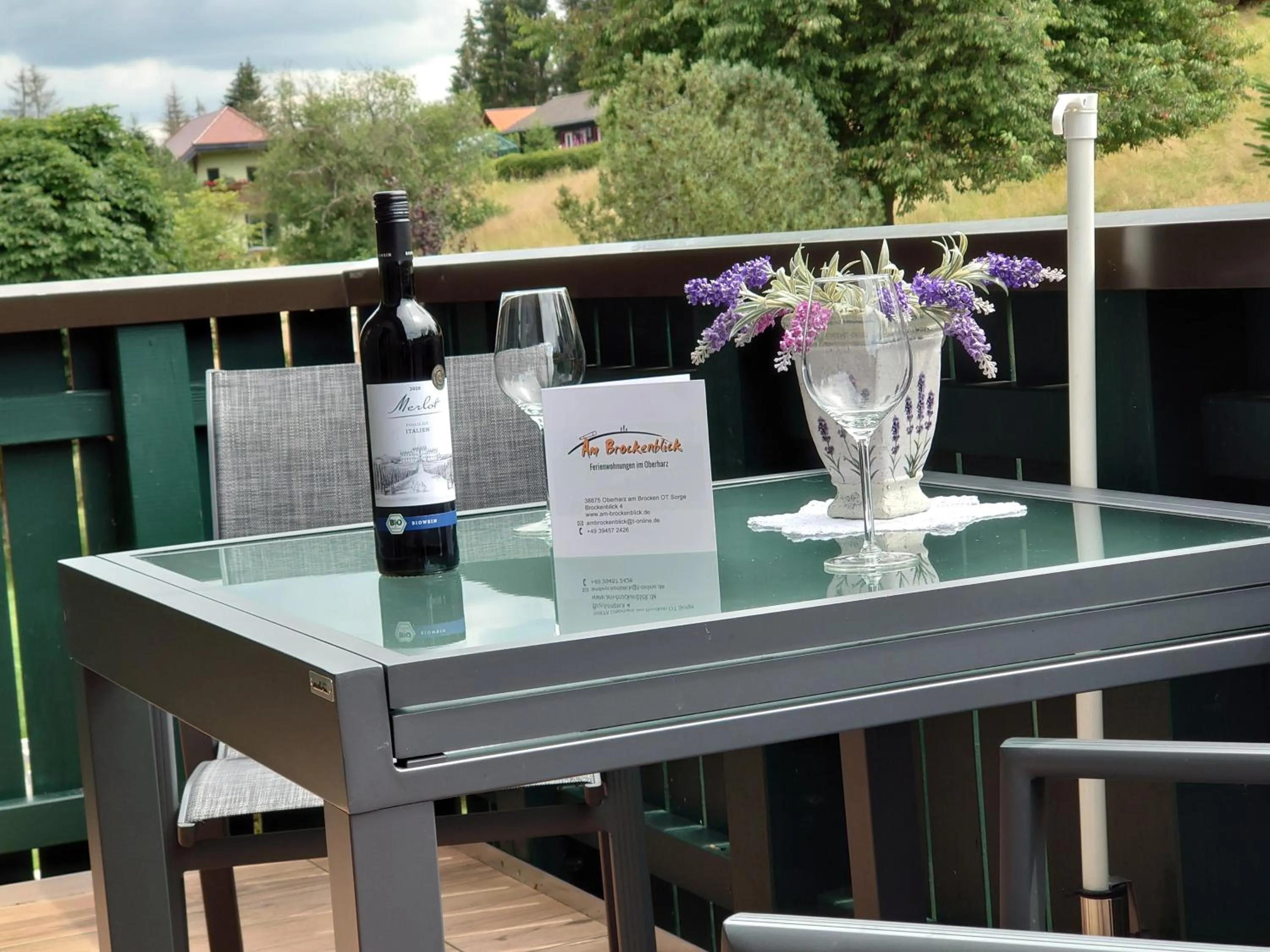 Balcony/Terrace in Hotel und Berggasthof Zum Sonnenhof