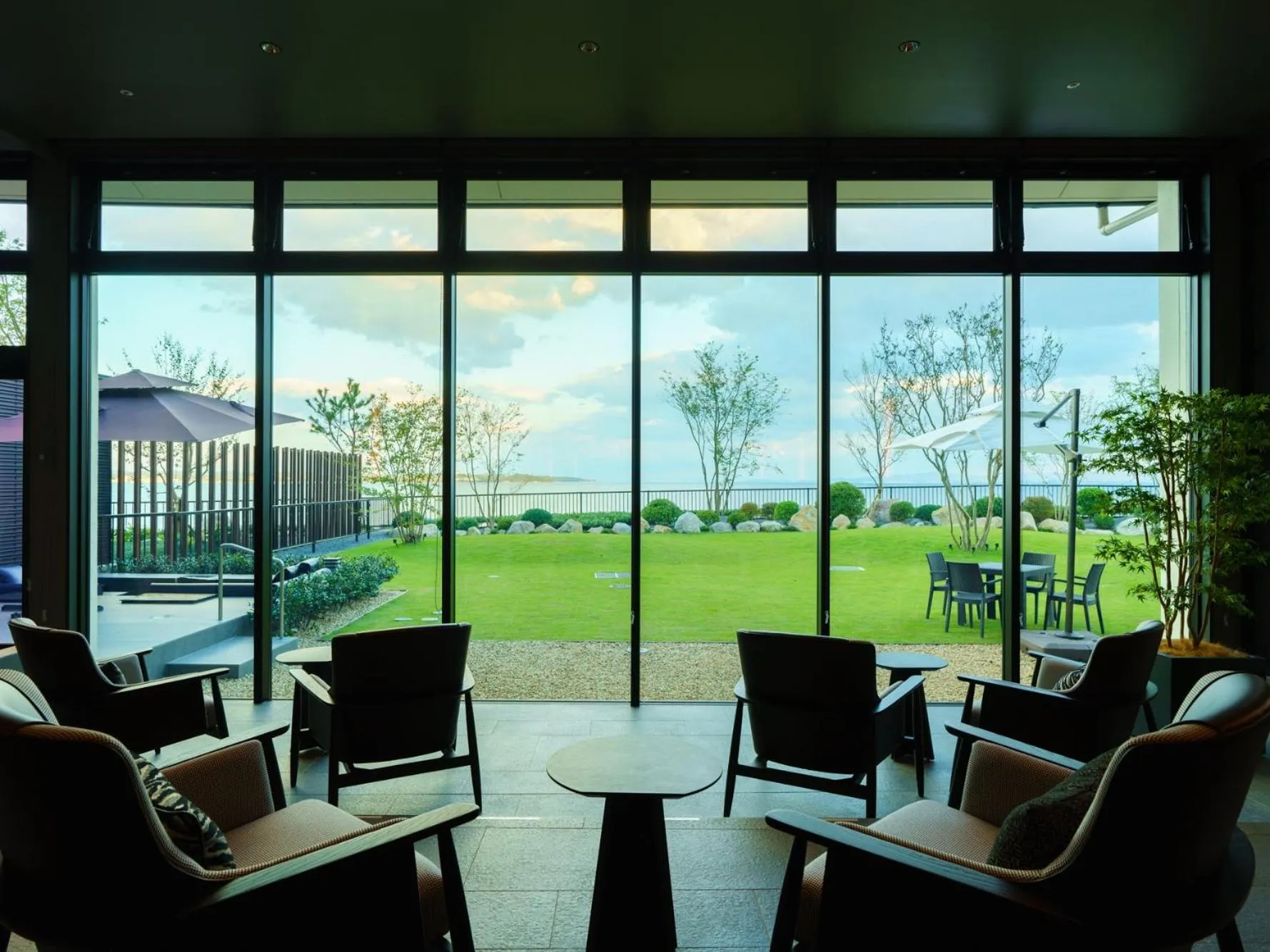 Lobby or reception in Grandvrio Hotel Beppuwan Wakura - ROUTE INN HOTELS -