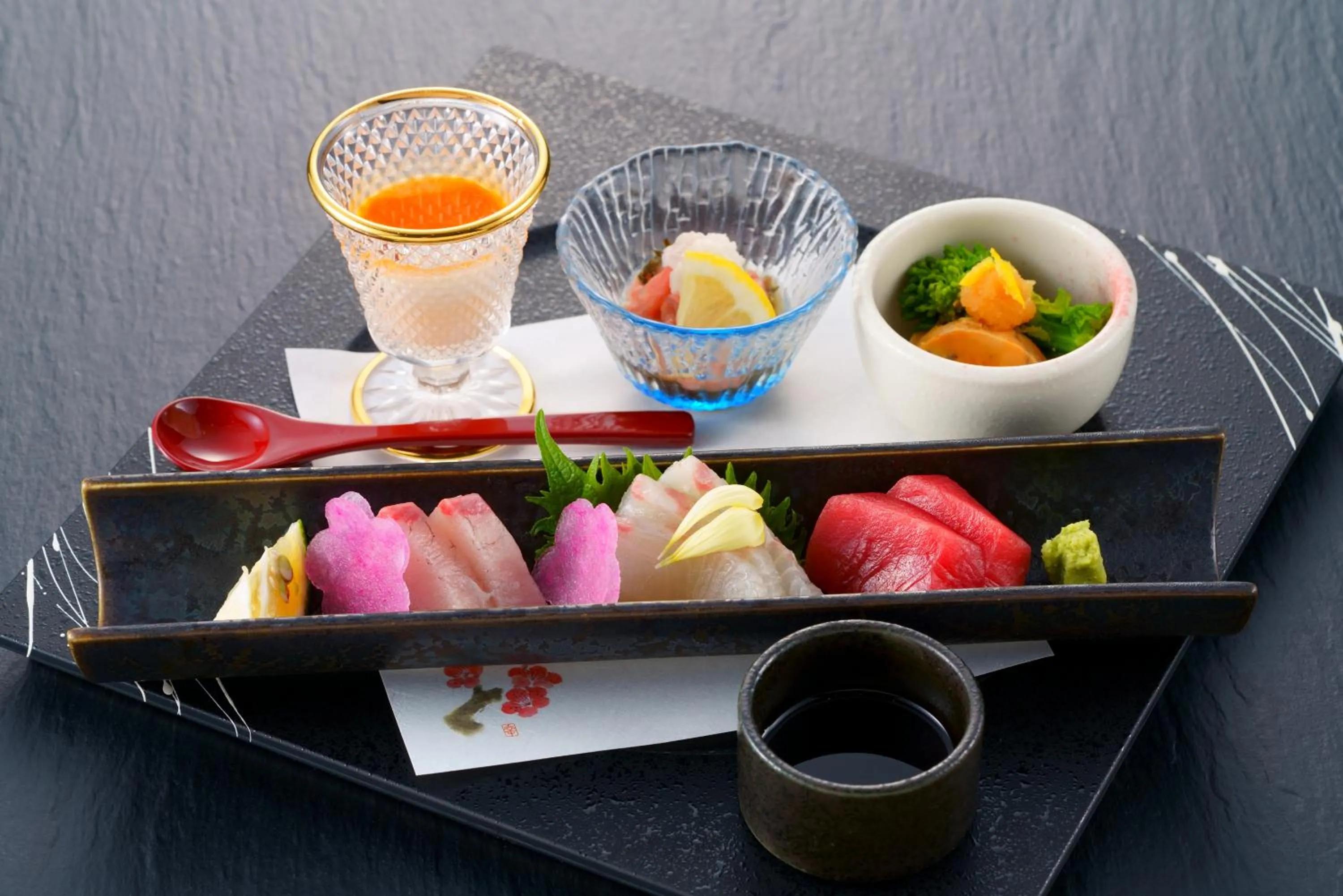 Dinner in Grandvrio Hotel Beppuwan Wakura - ROUTE INN HOTELS -