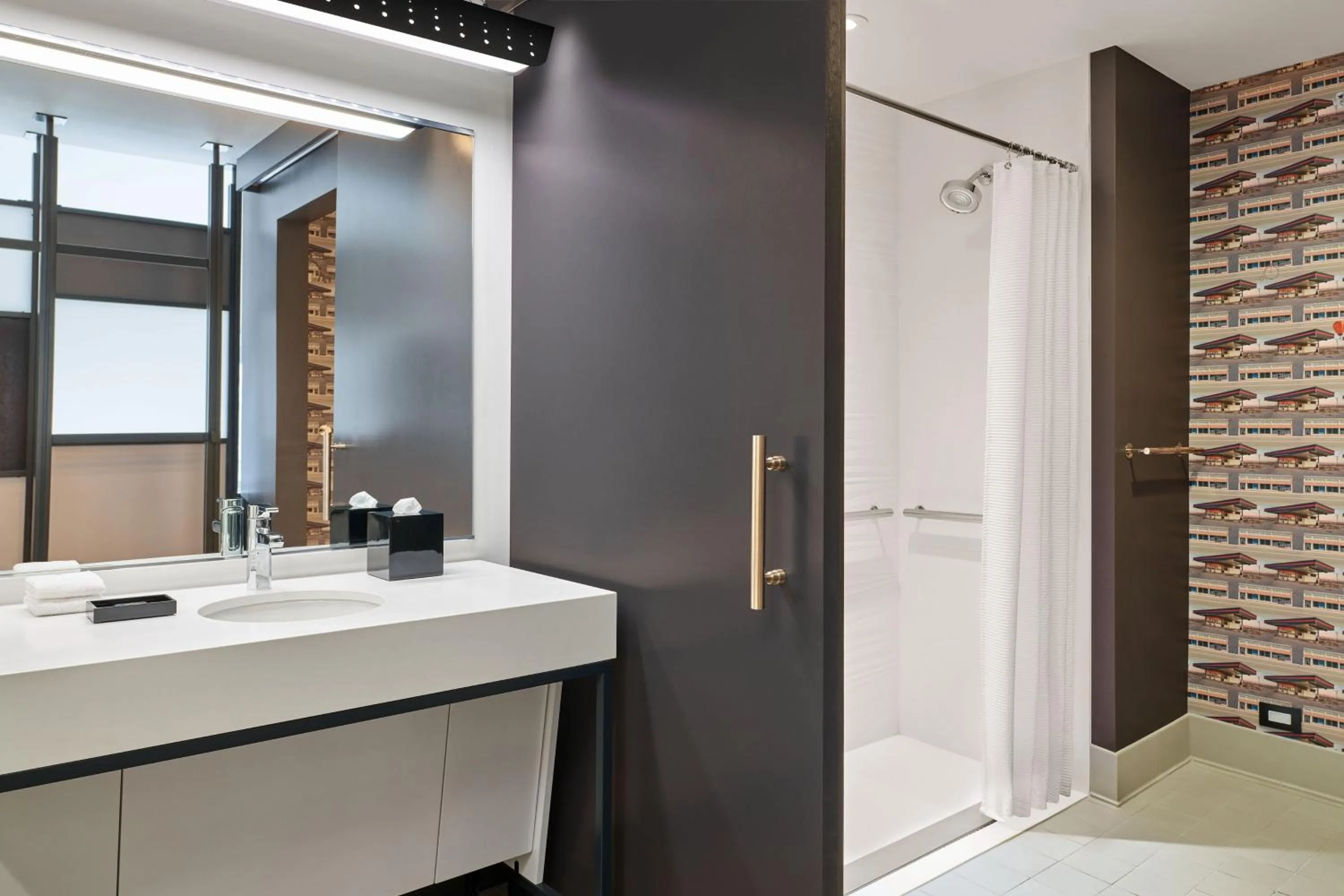 Bathroom in Aloft Portland Downtown Waterfront ME