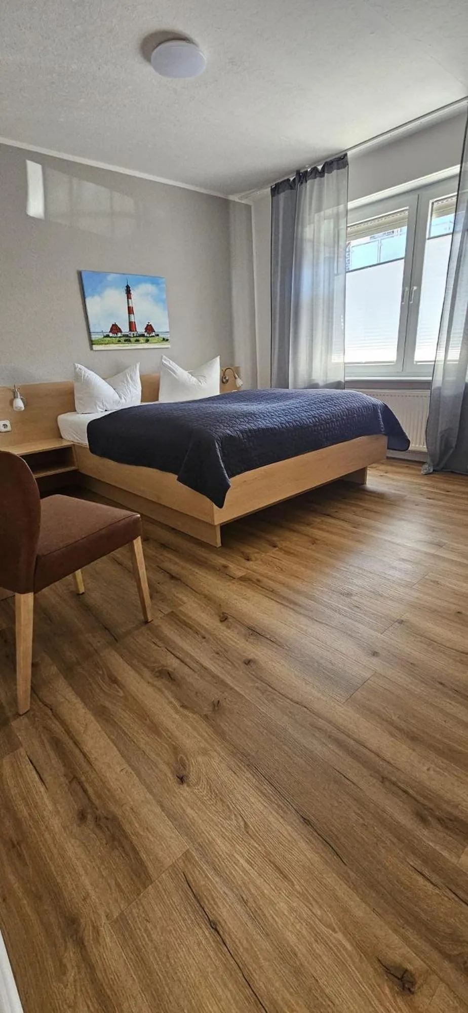 Bed in Hotel Am Deich