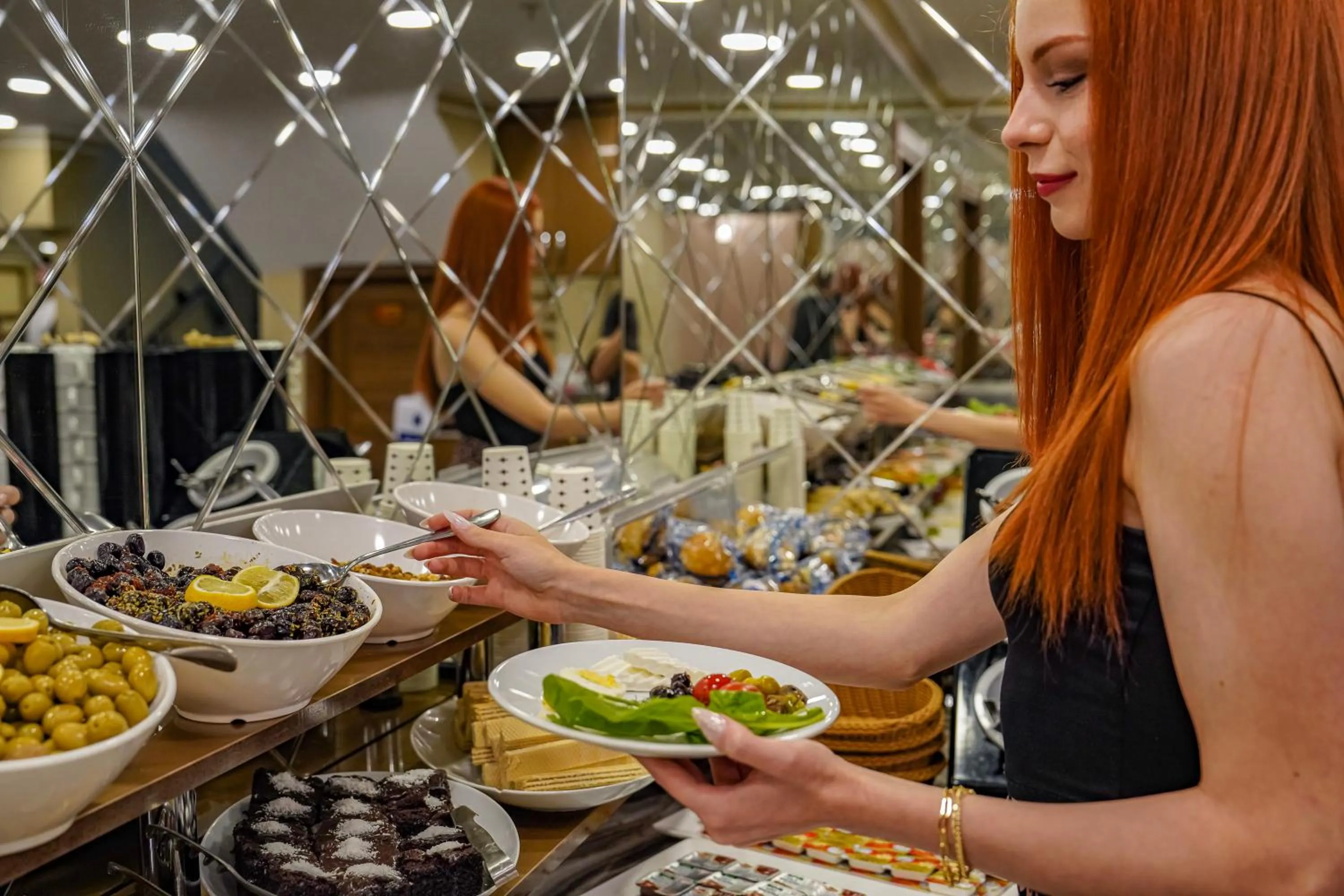 Breakfast in Hamit Hotel Kizilay