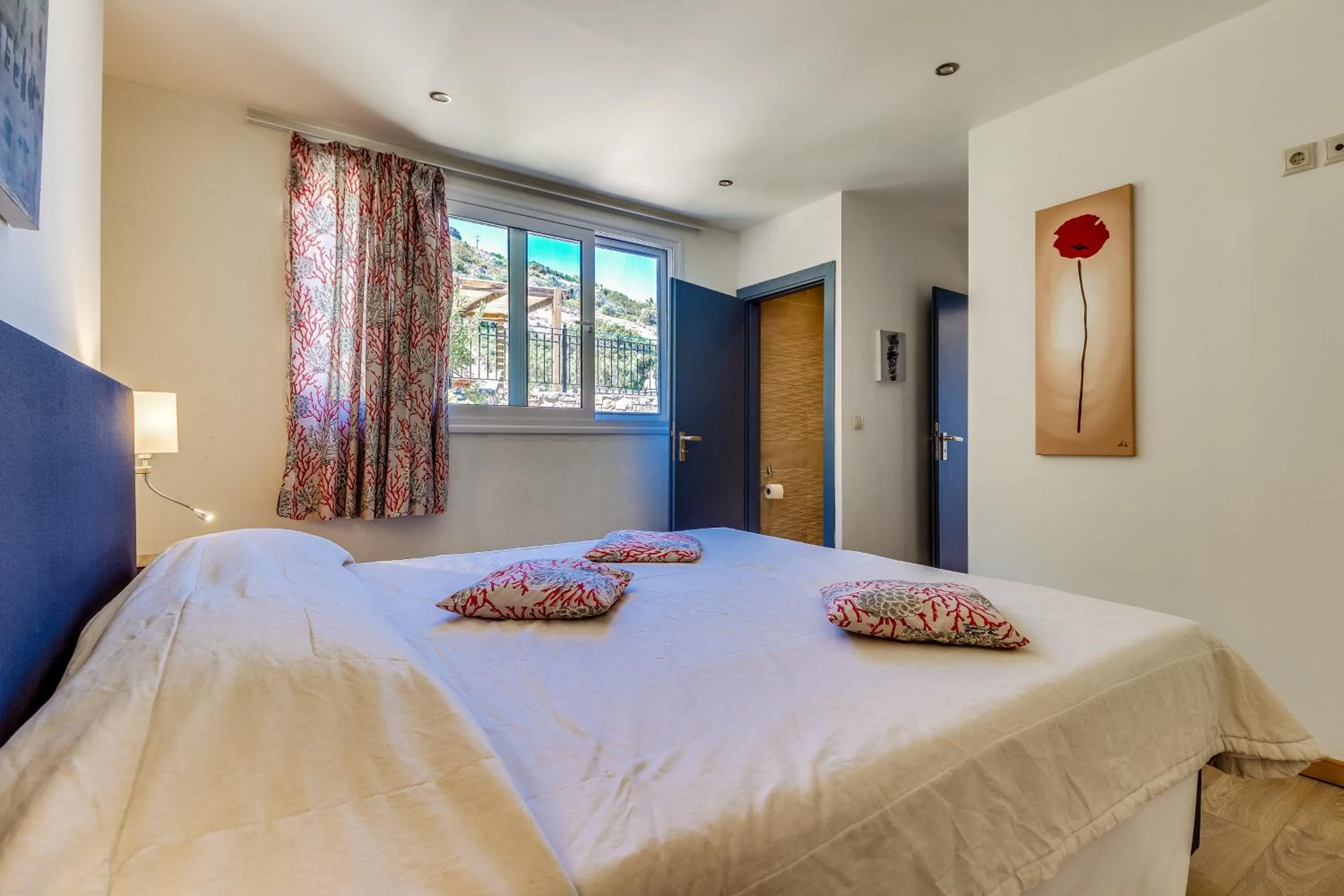 Bedroom, Bed in Istron Collection Villas