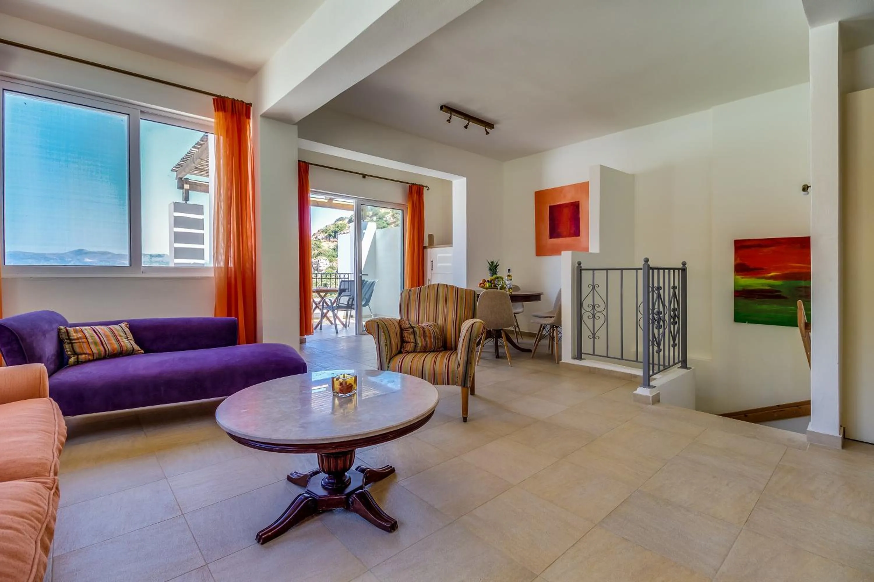 Living room in Istron Collection Villas