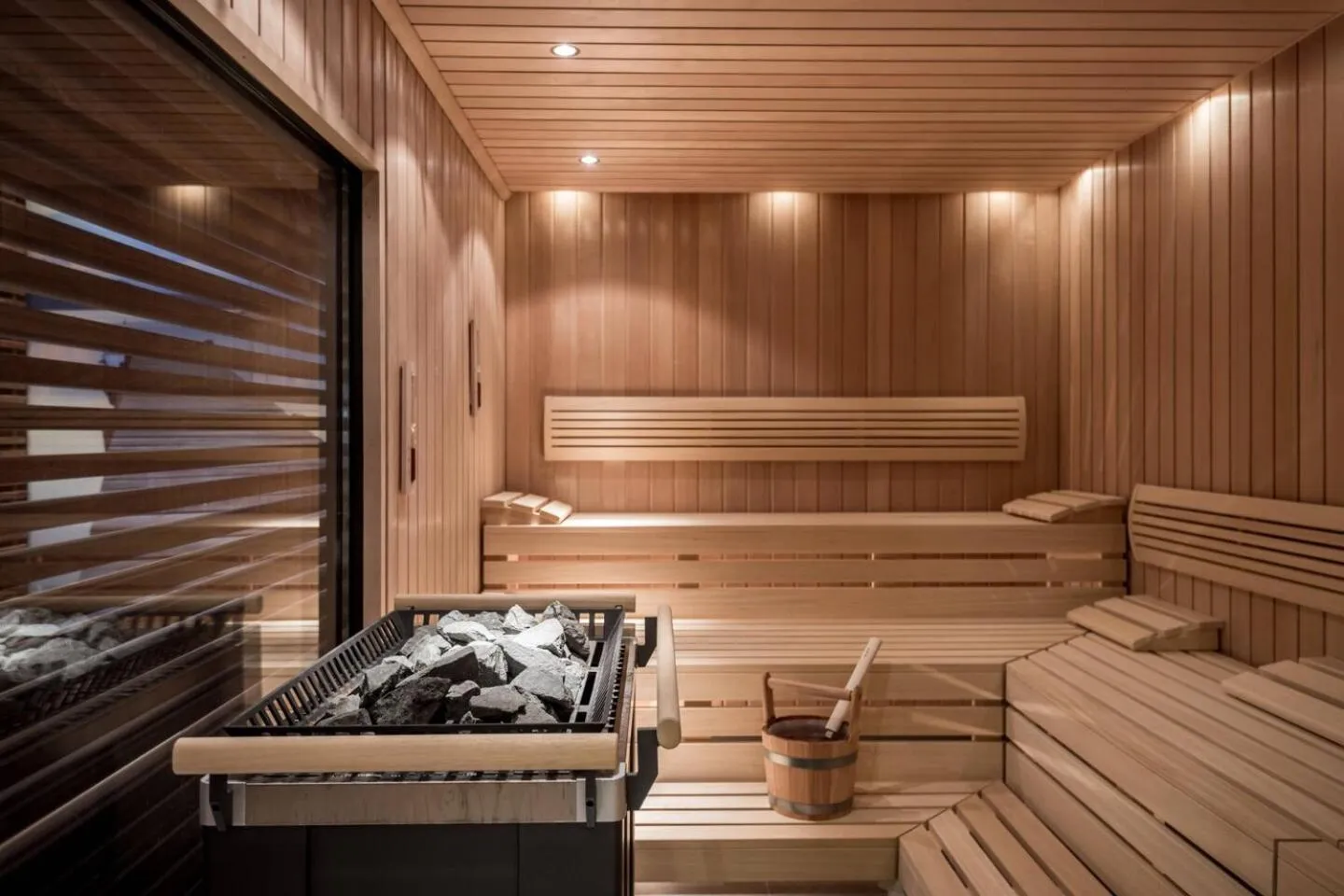 Sauna in Munich Airport Marriott Hotel