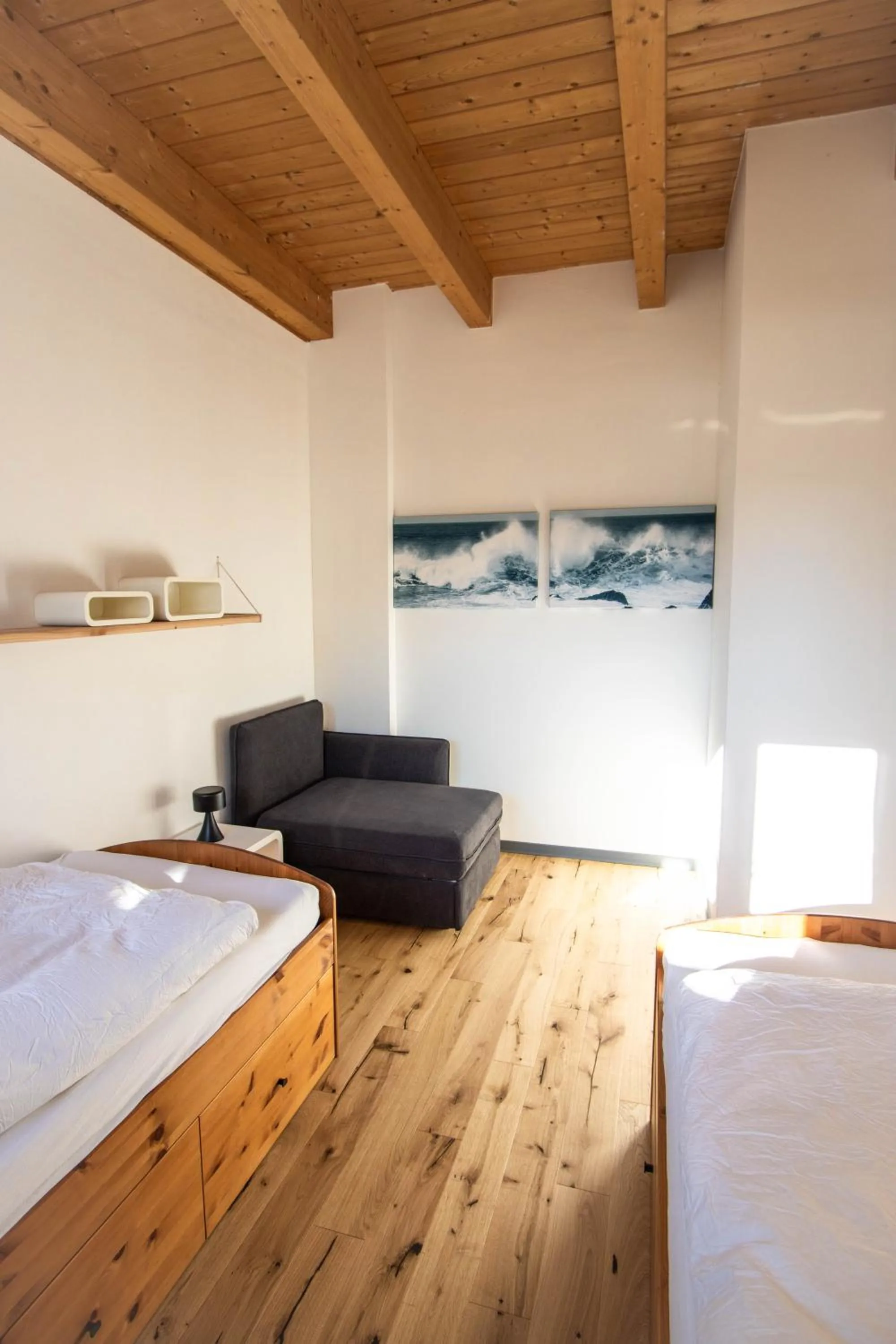 Bed in Hostel oder Ferienwohnung 1-16 Personen im BLAUEN HAUS