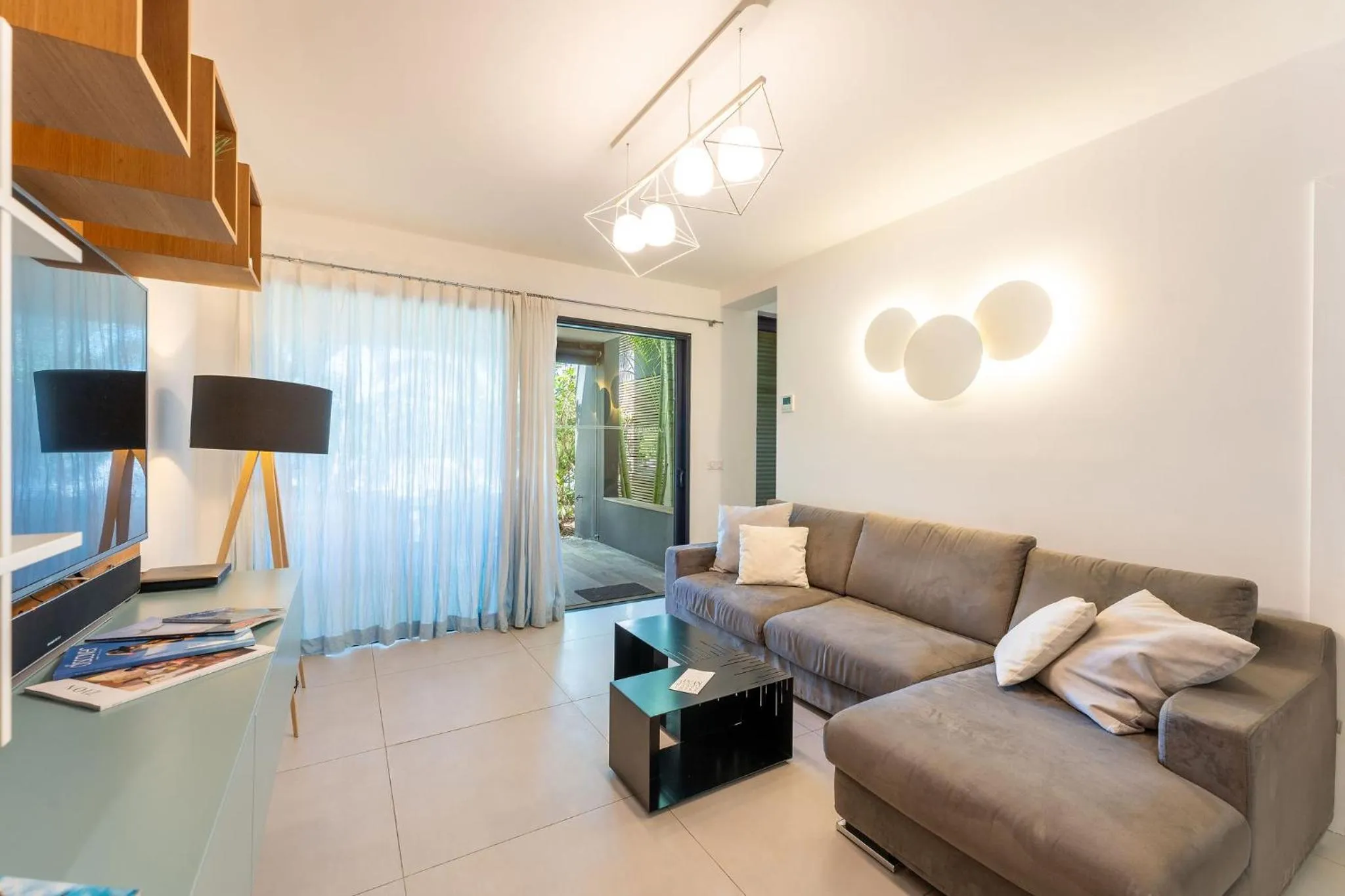 Living room in Rêve de Saint Barth - Vue Mer - Piscine Chauffée & Jacuzzi