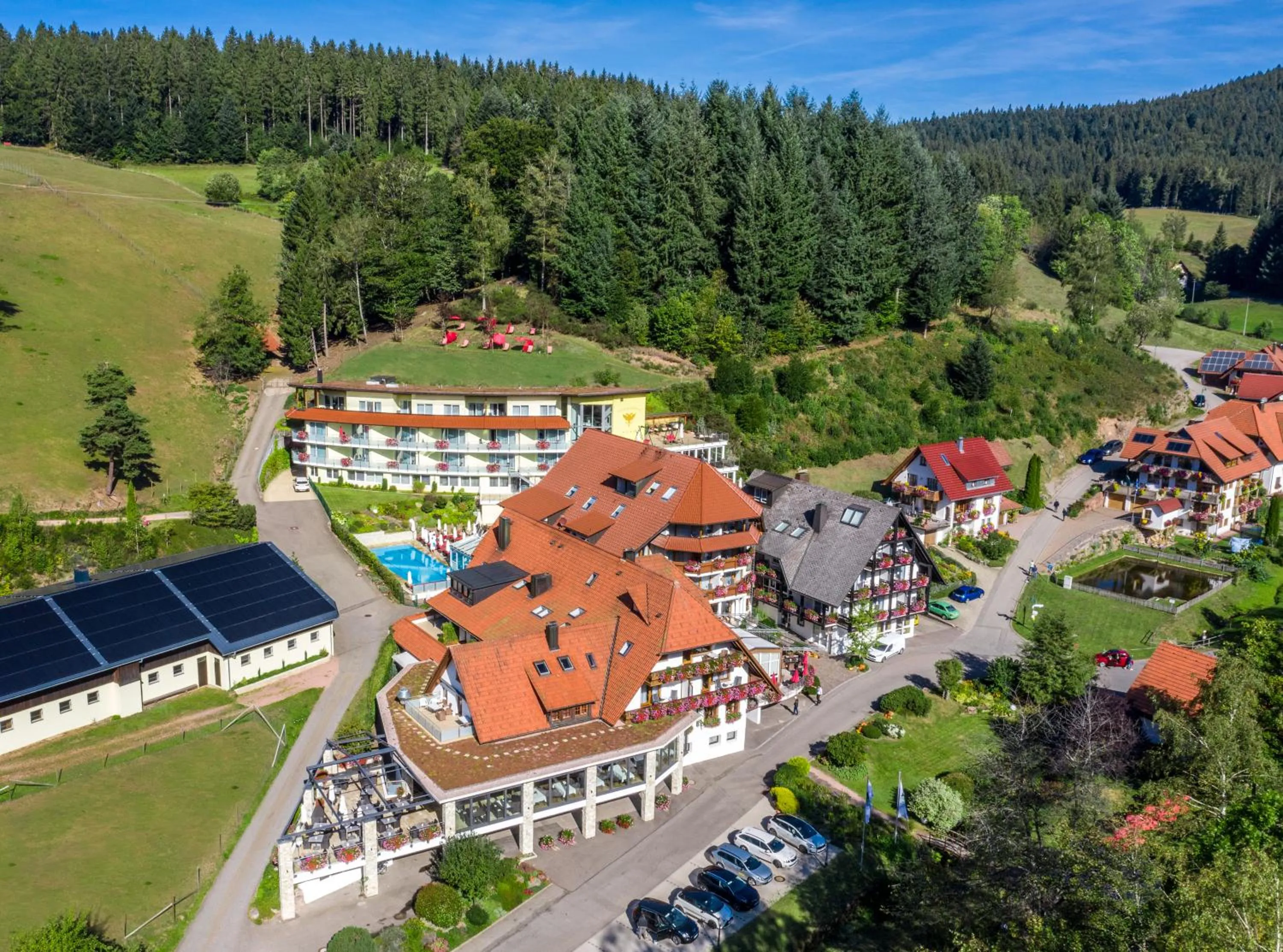 Bird's eye view in Naturparkhotel Adler