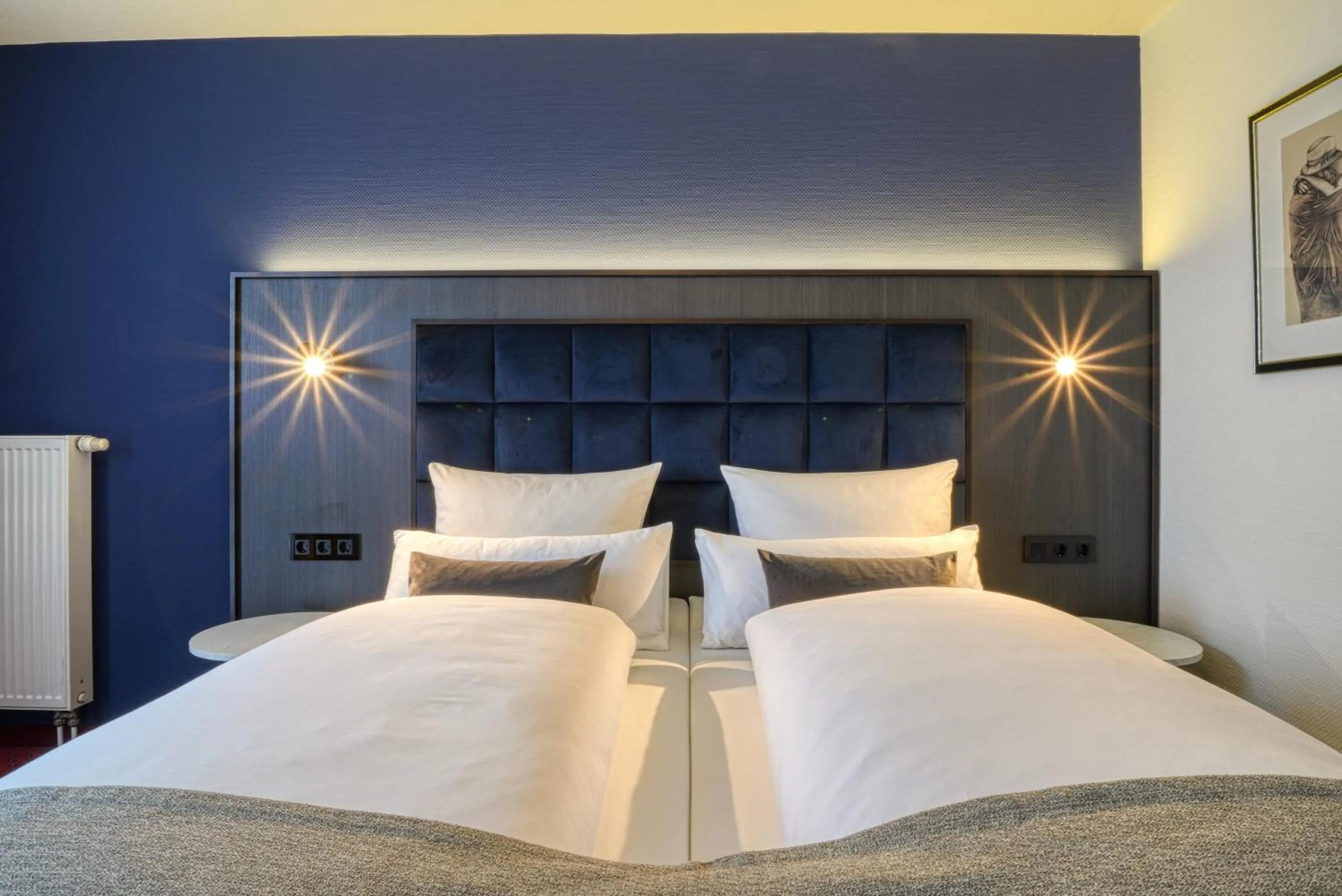 Bed in Hotel Seeblick Wismar