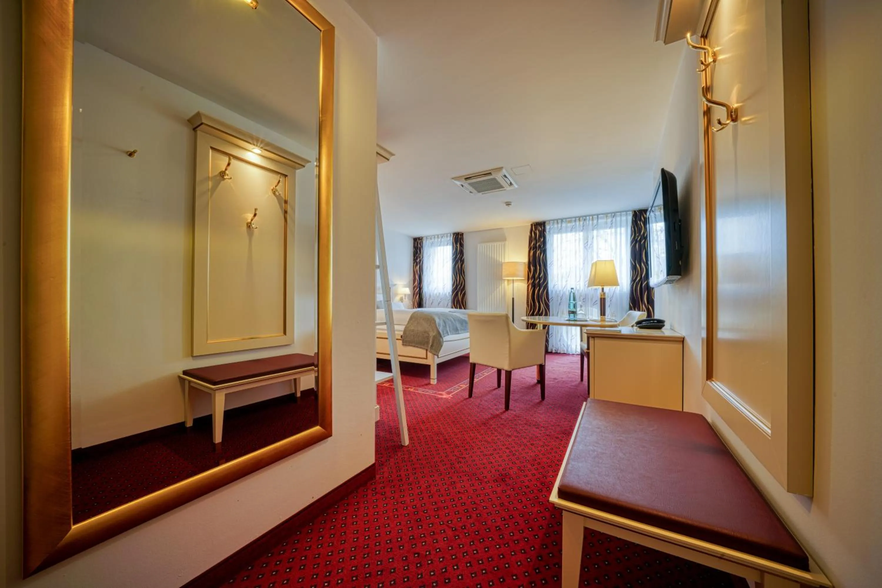 Photo of the whole room, Bed in Hotel Seeblick Wismar