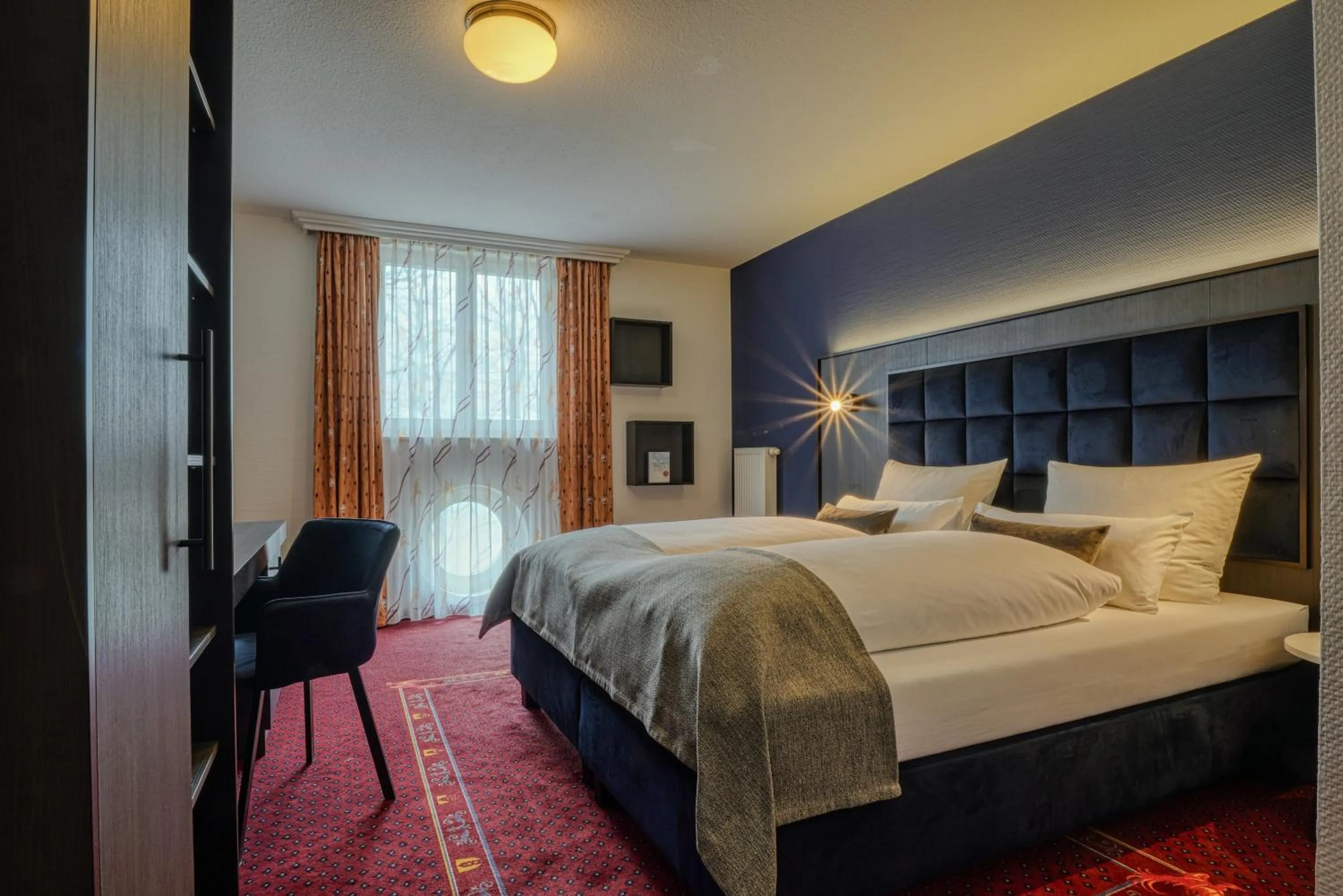 Bed in Hotel Seeblick Wismar