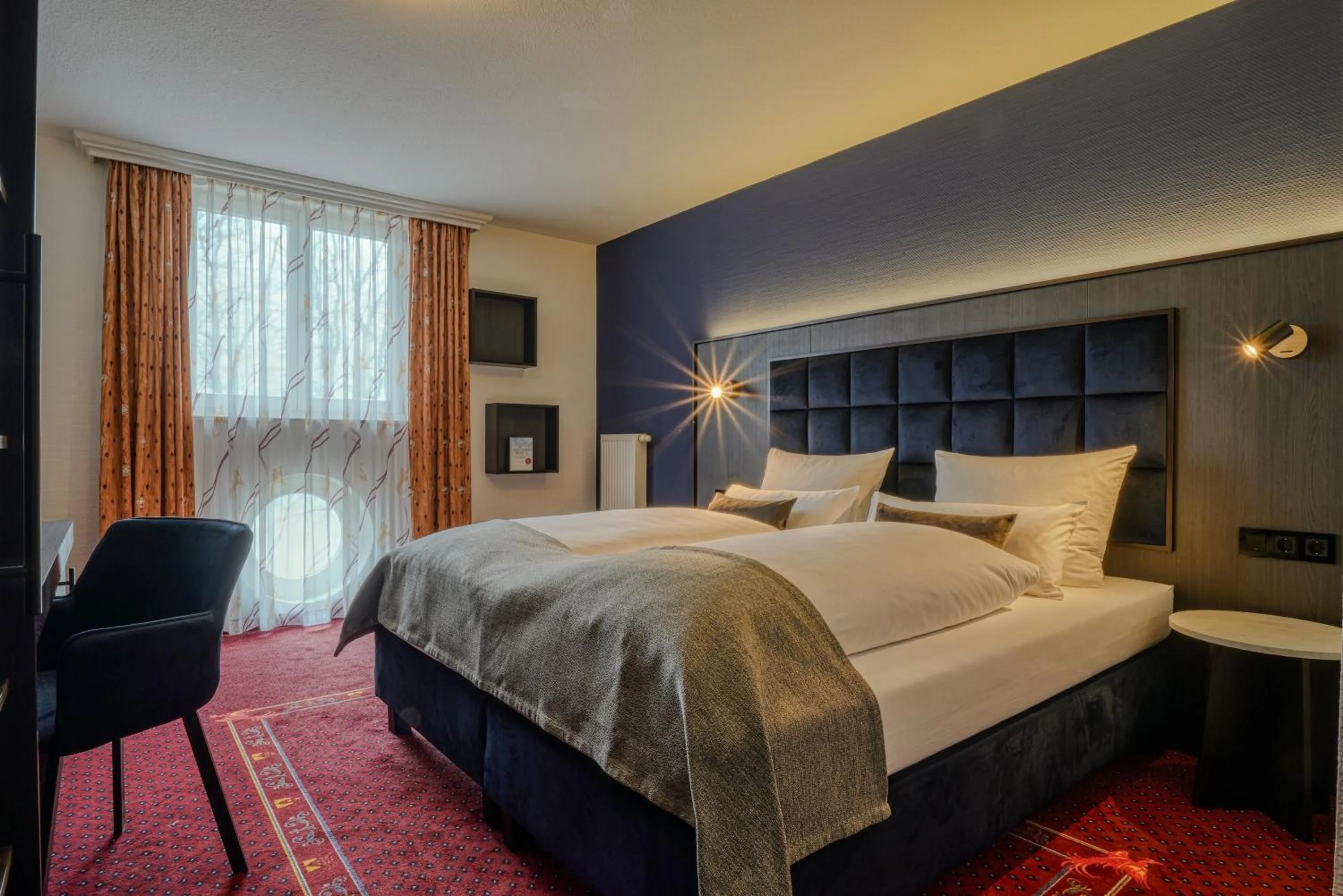 Bed in Hotel Seeblick Wismar