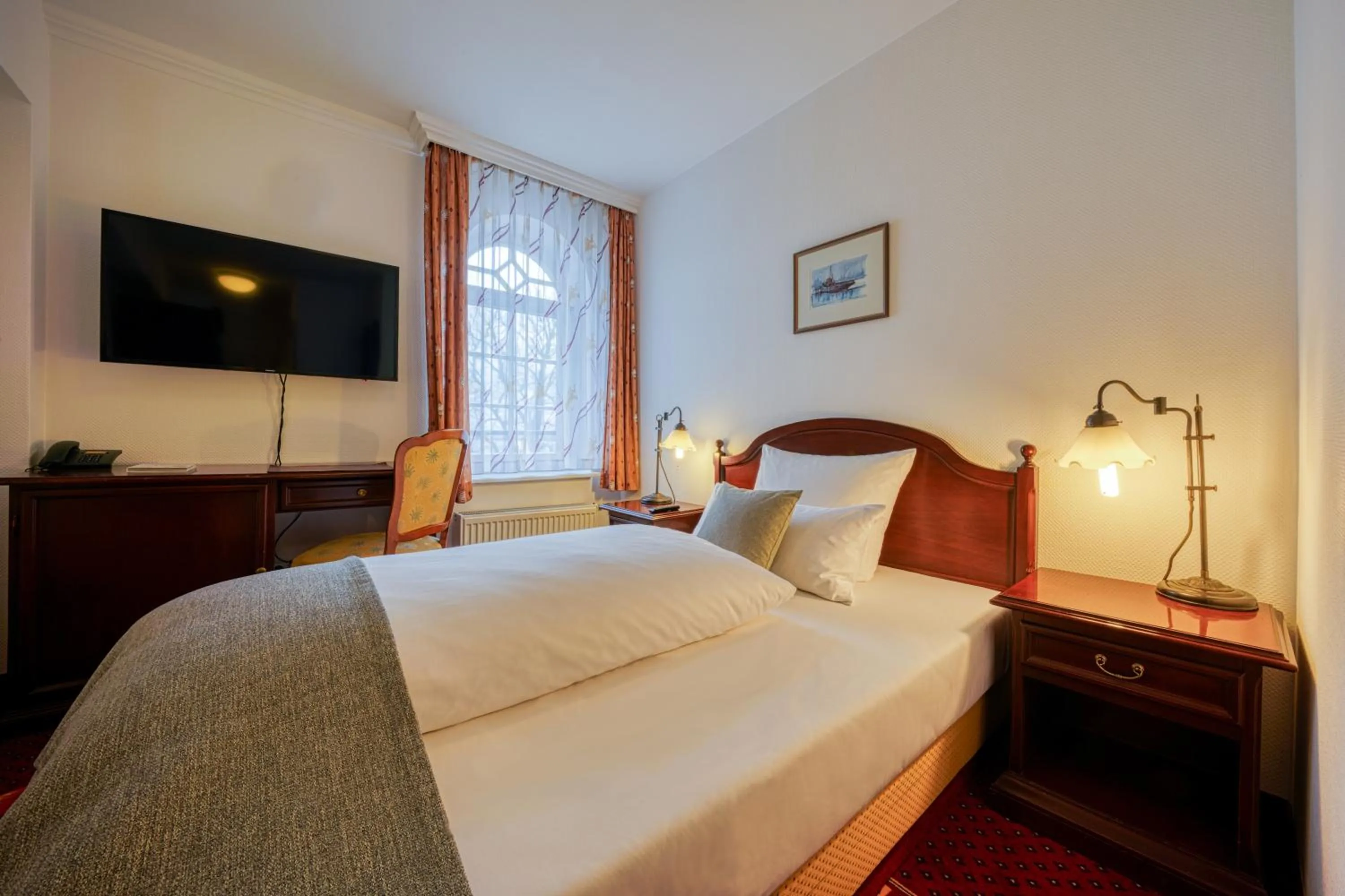 Photo of the whole room, Bed in Hotel Seeblick Wismar