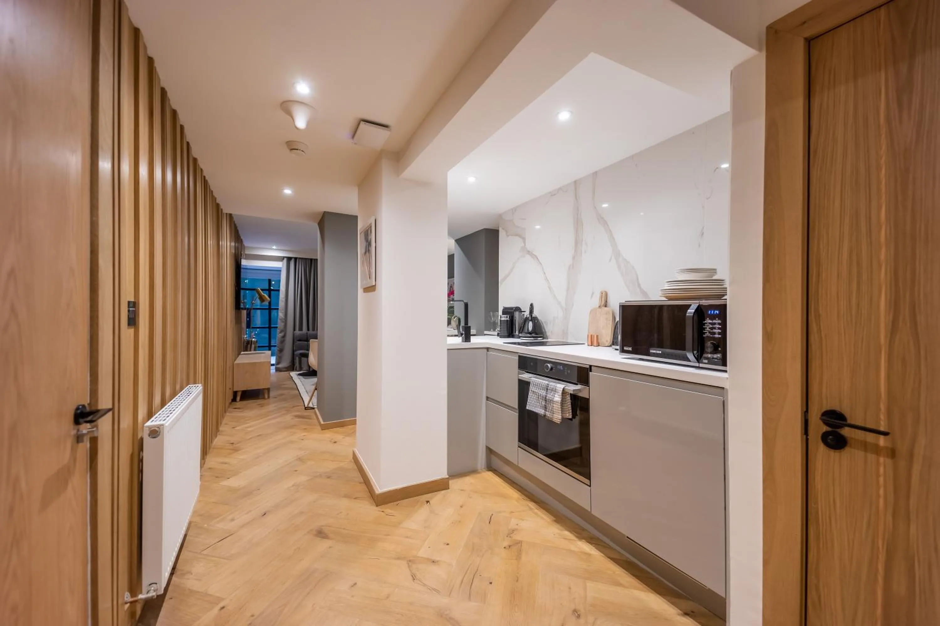 Kitchen or kitchenette in No1 Apartments Edinburgh - New Town