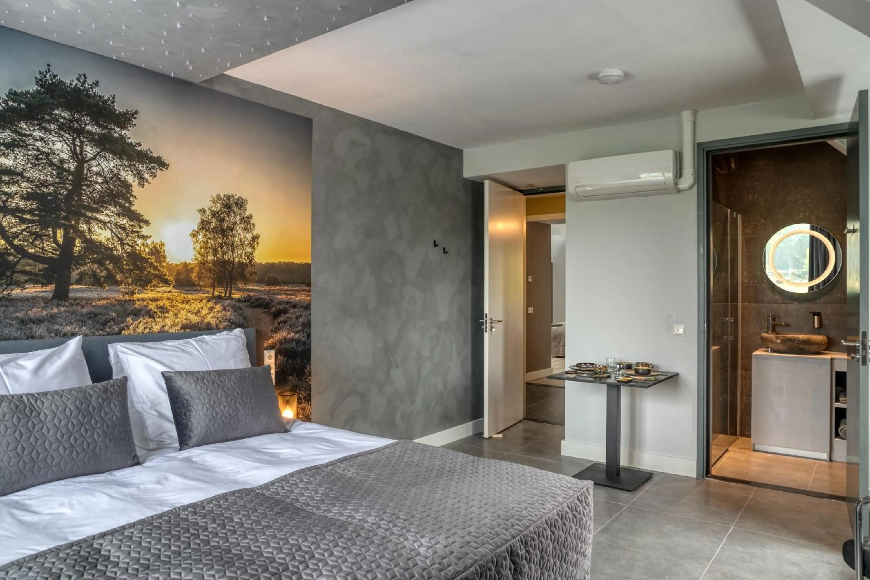 Bed in B & B Wellness voor 2