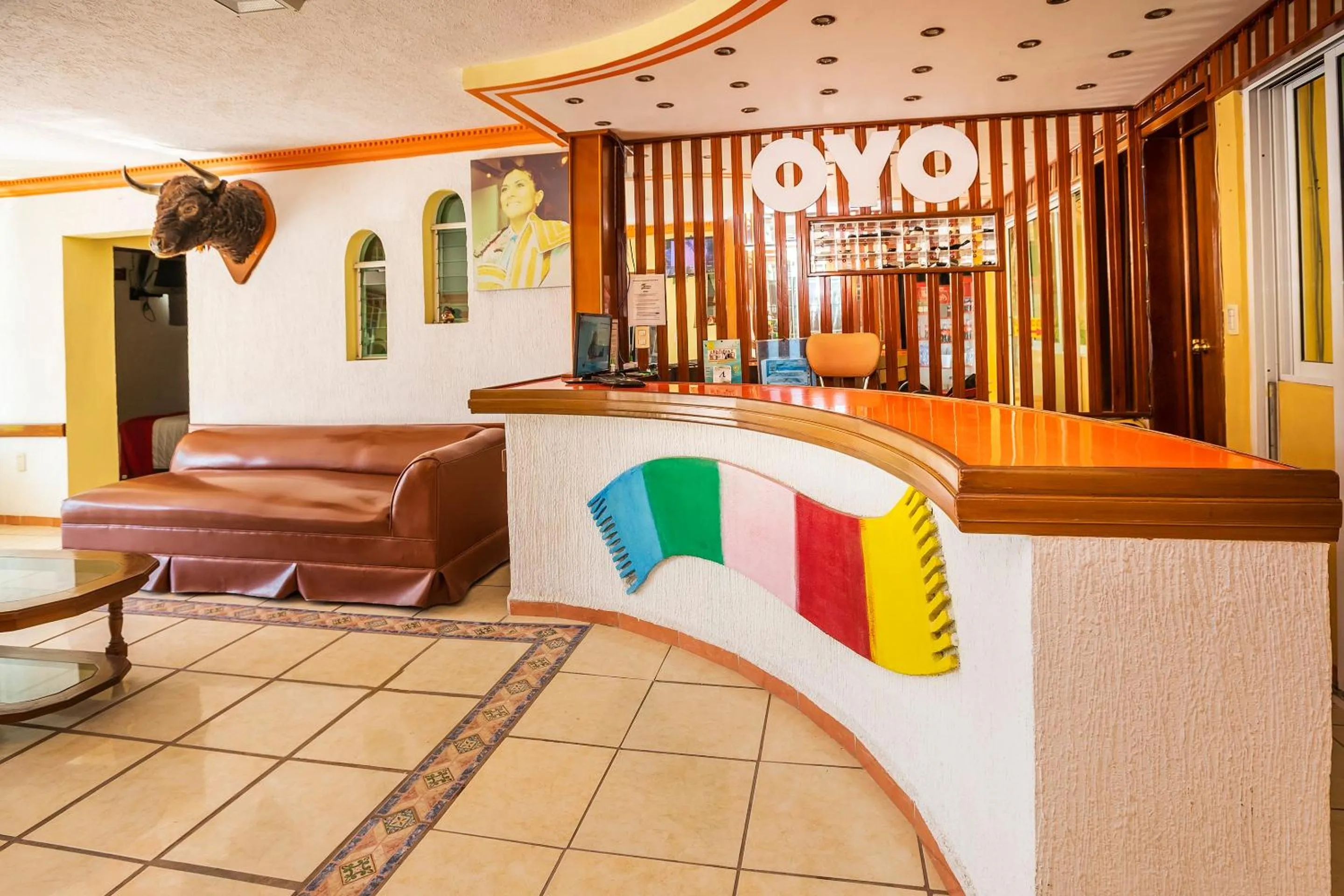 Lobby or reception in OYO Hotel Mexico