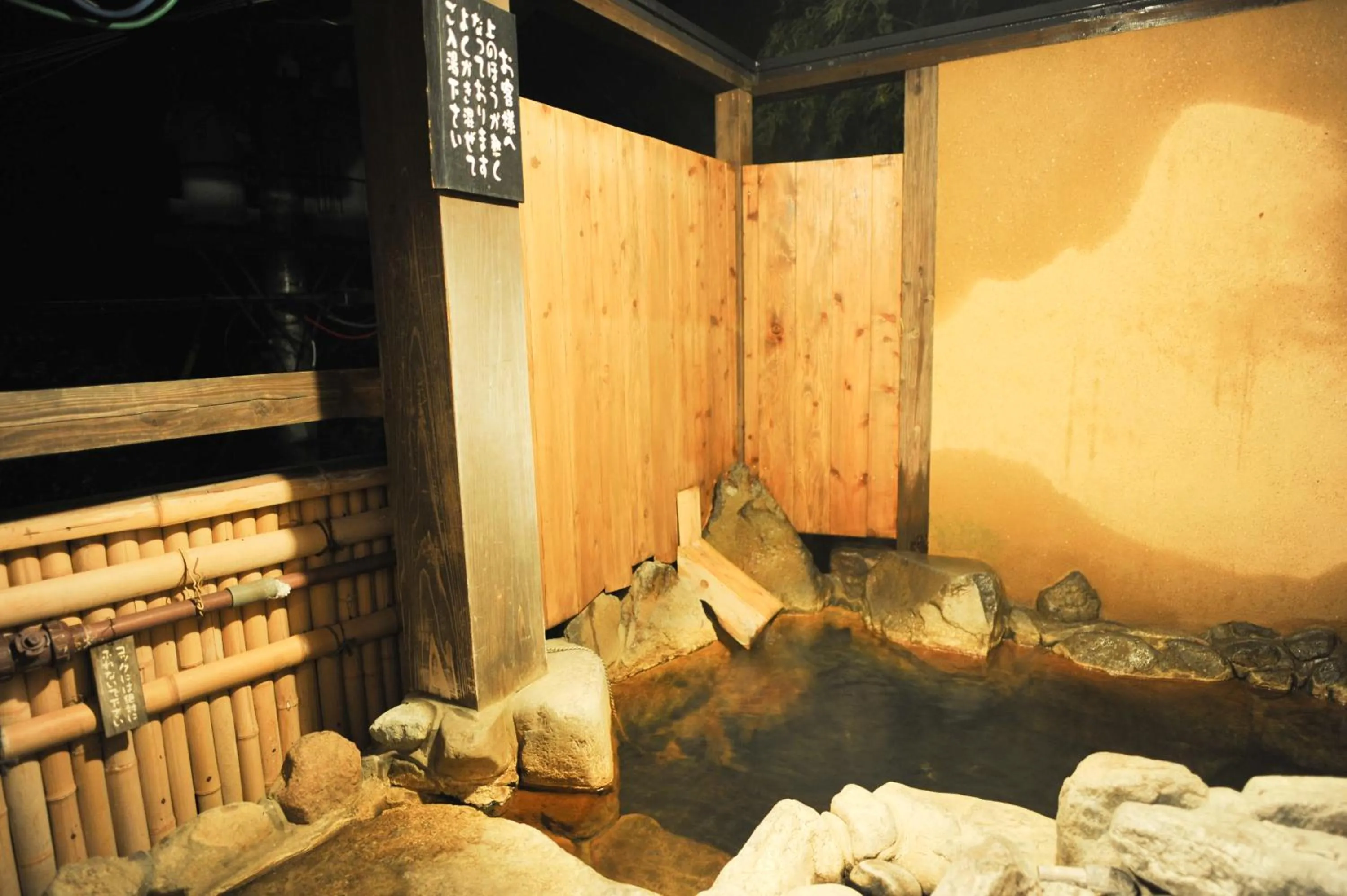 Hot Spring Bath in Fumoto Ryokan
