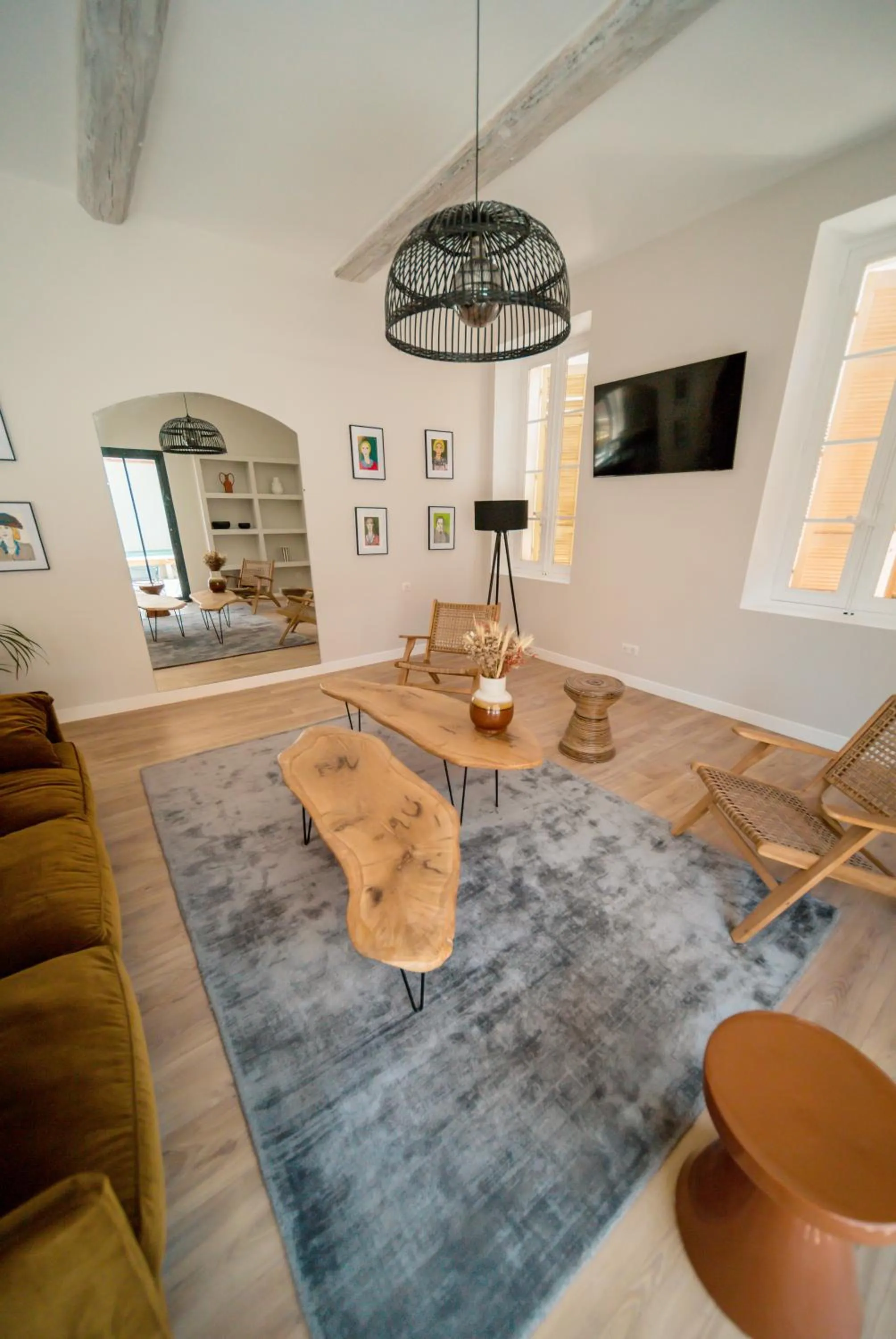 Living room in UNE HISTOIRE DE FAMILLE