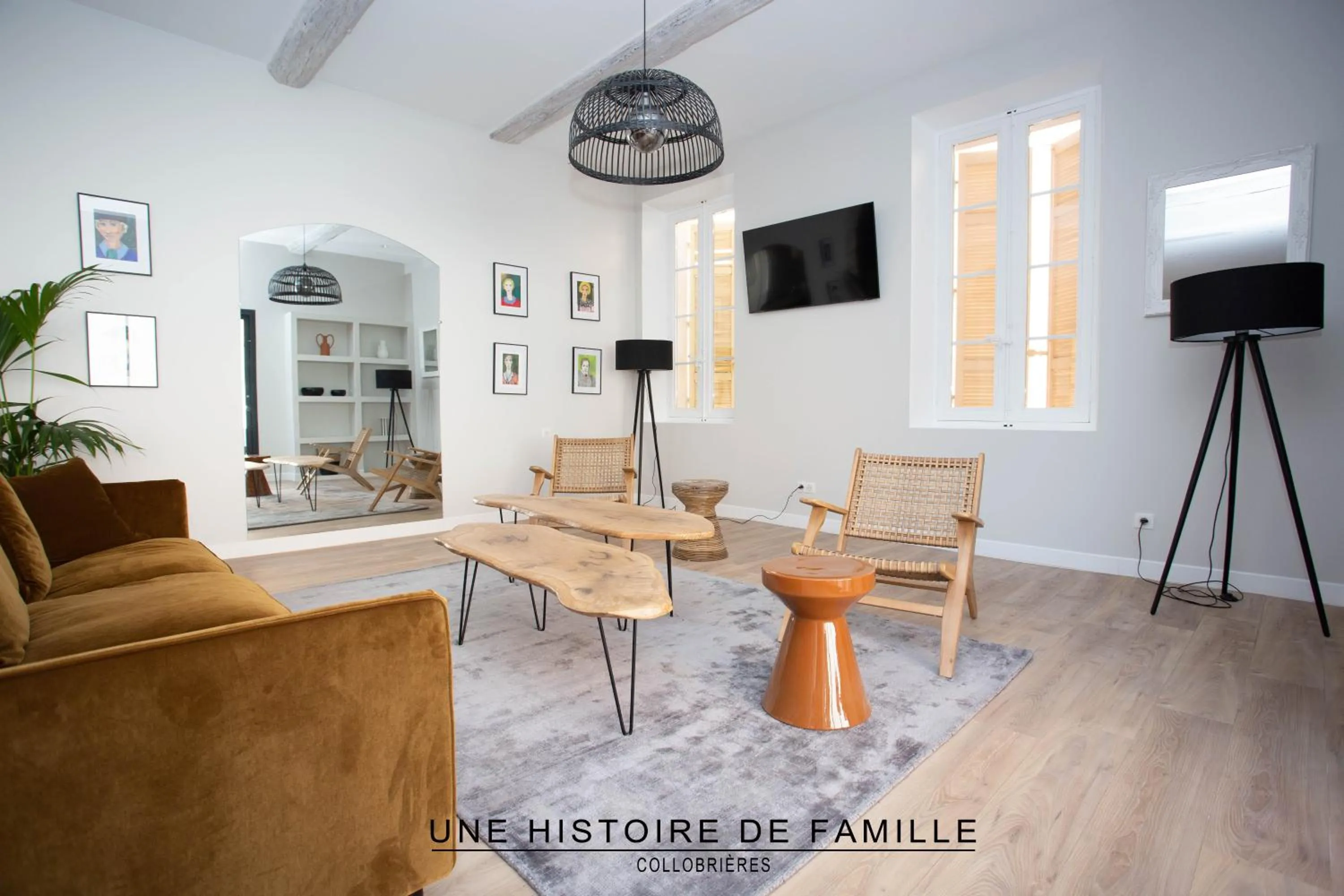 Living room in UNE HISTOIRE DE FAMILLE