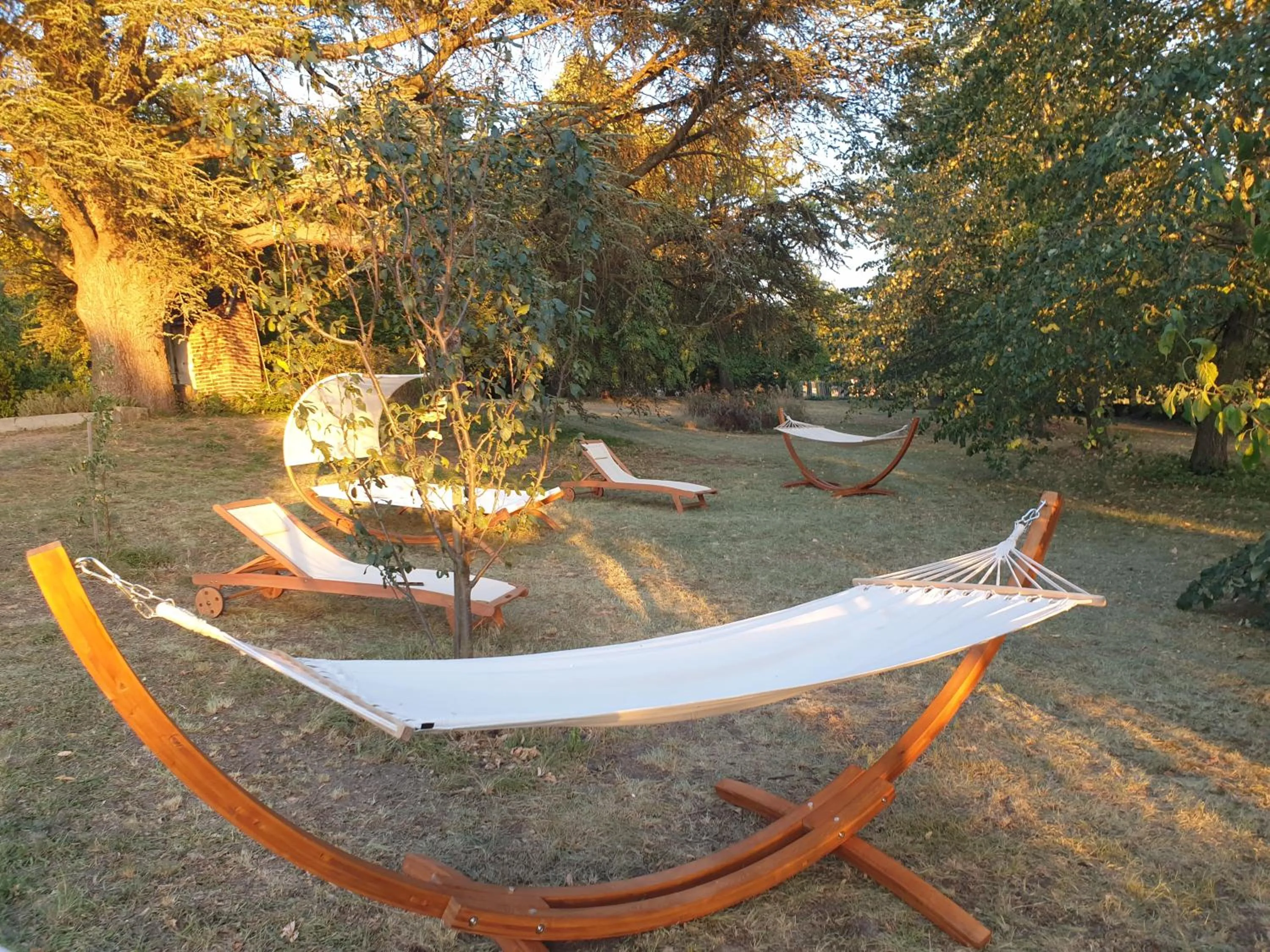 sunbed in Château de Saint Bonnet les Oules