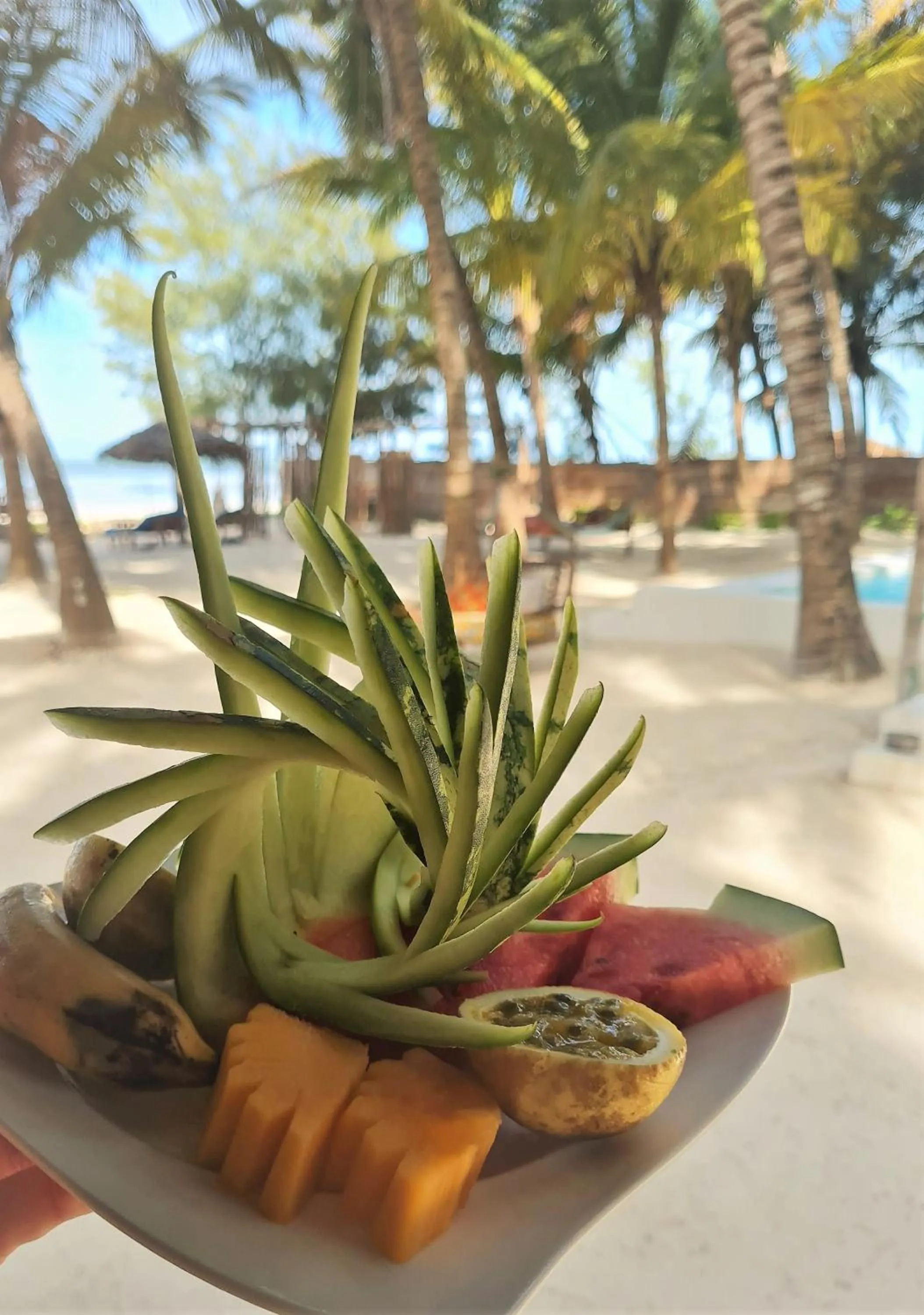 Breakfast in Zanzibar Gem Beach Bungalows