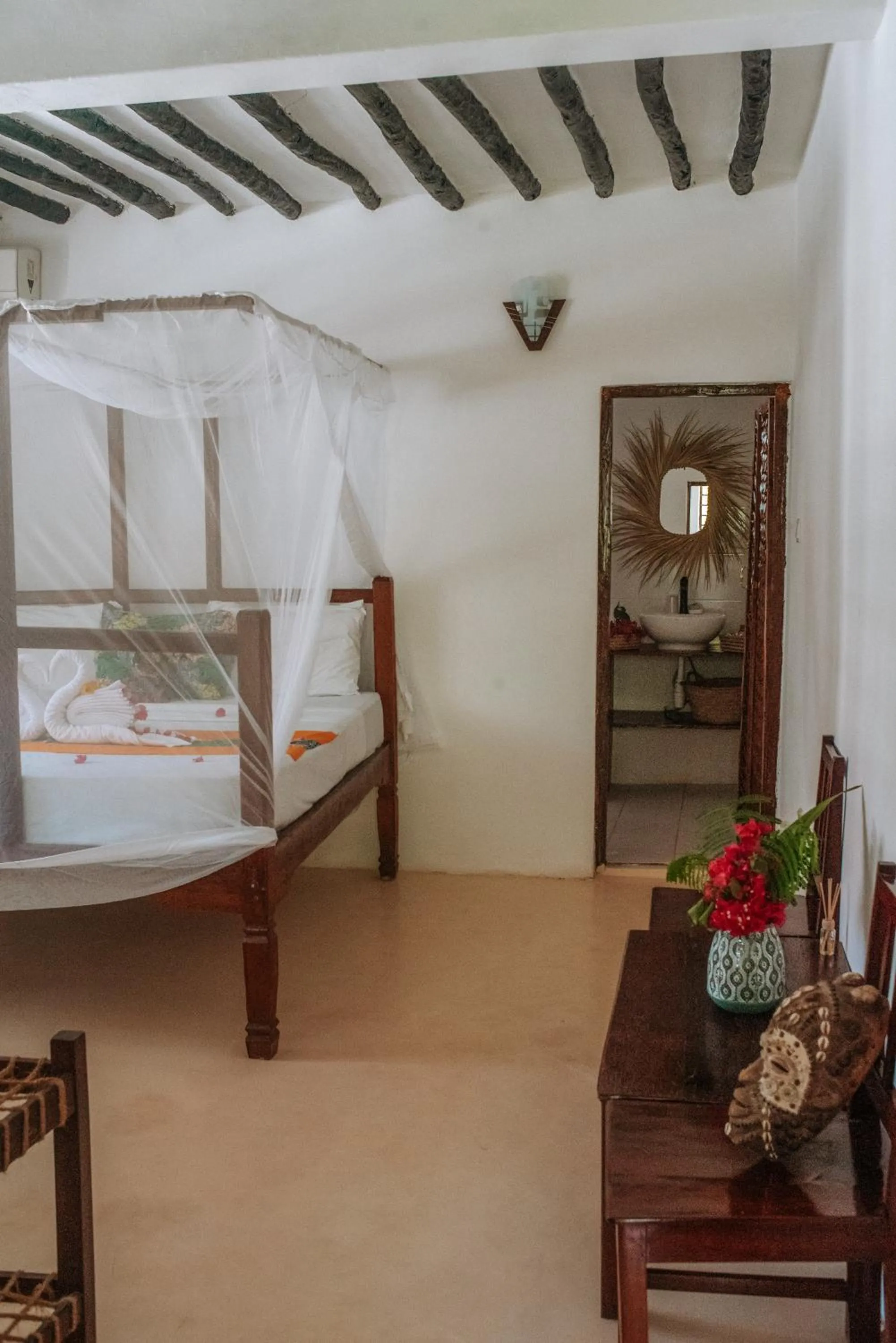 Photo of the whole room, Bed in Zanzibar Gem Beach Bungalows