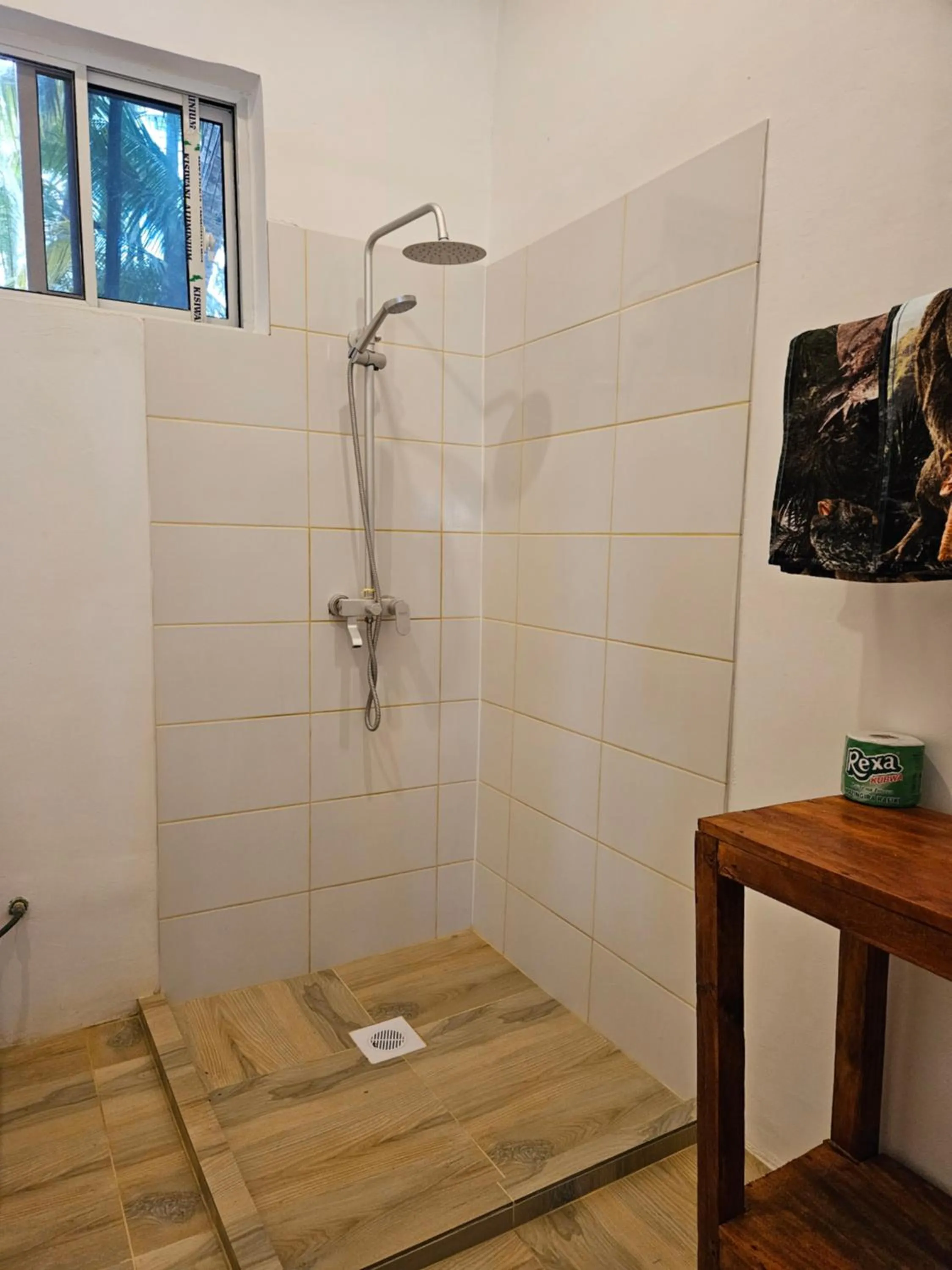 Shower in Zanzibar Gem Beach Bungalows