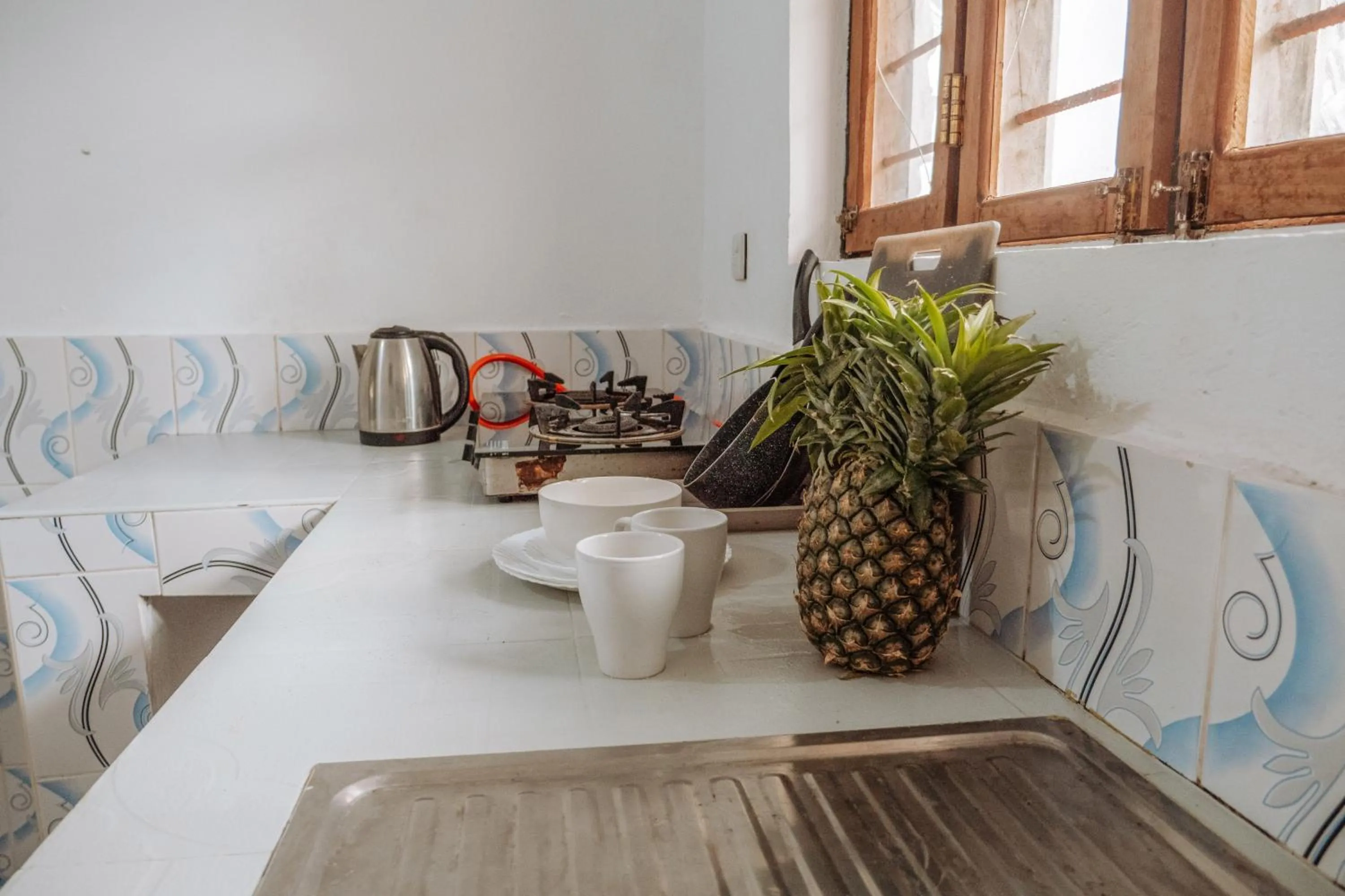 Kitchen or kitchenette in Zanzibar Gem Beach Bungalows