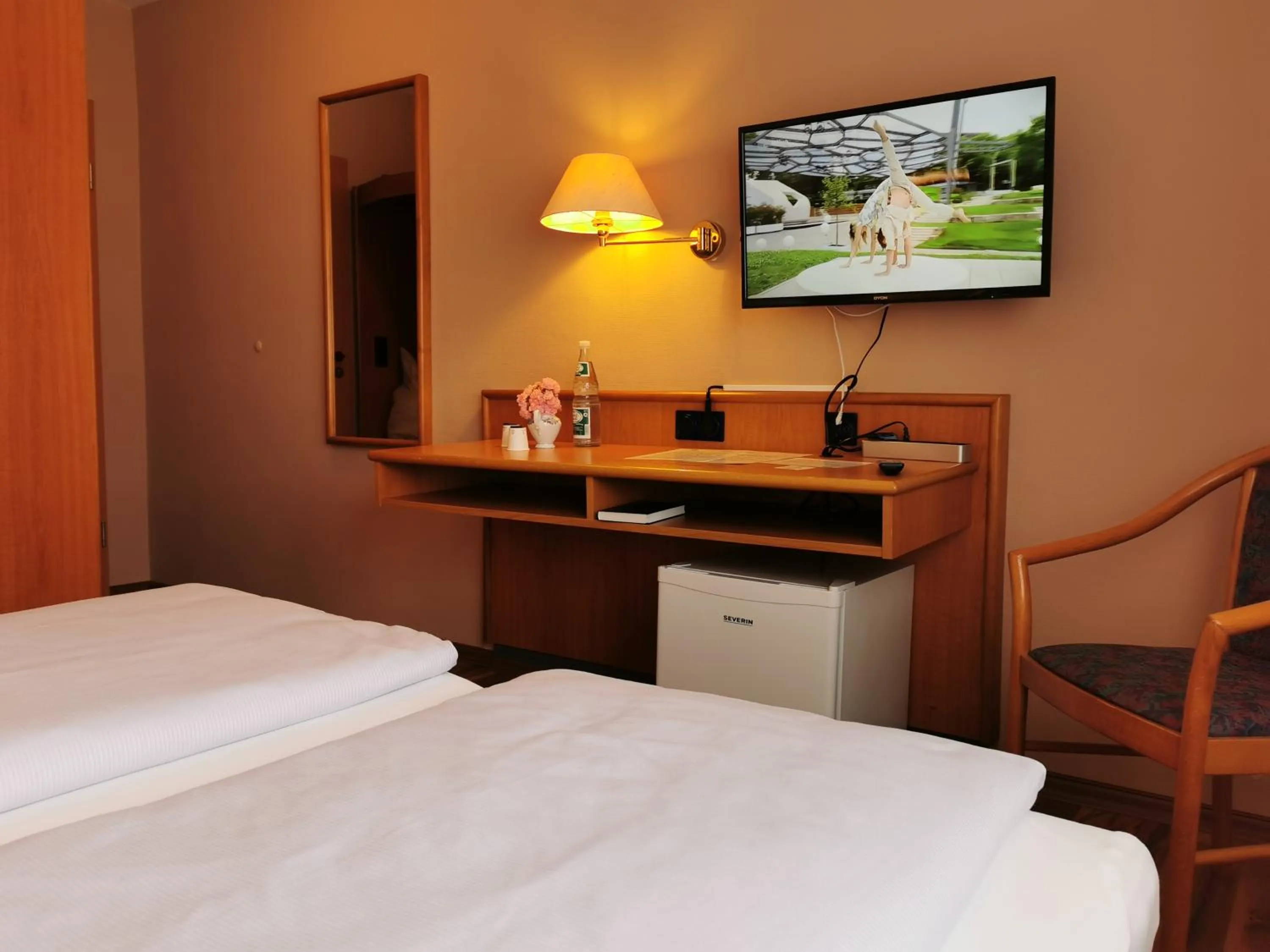 Decorative detail, Bed in Hotel Mainperle