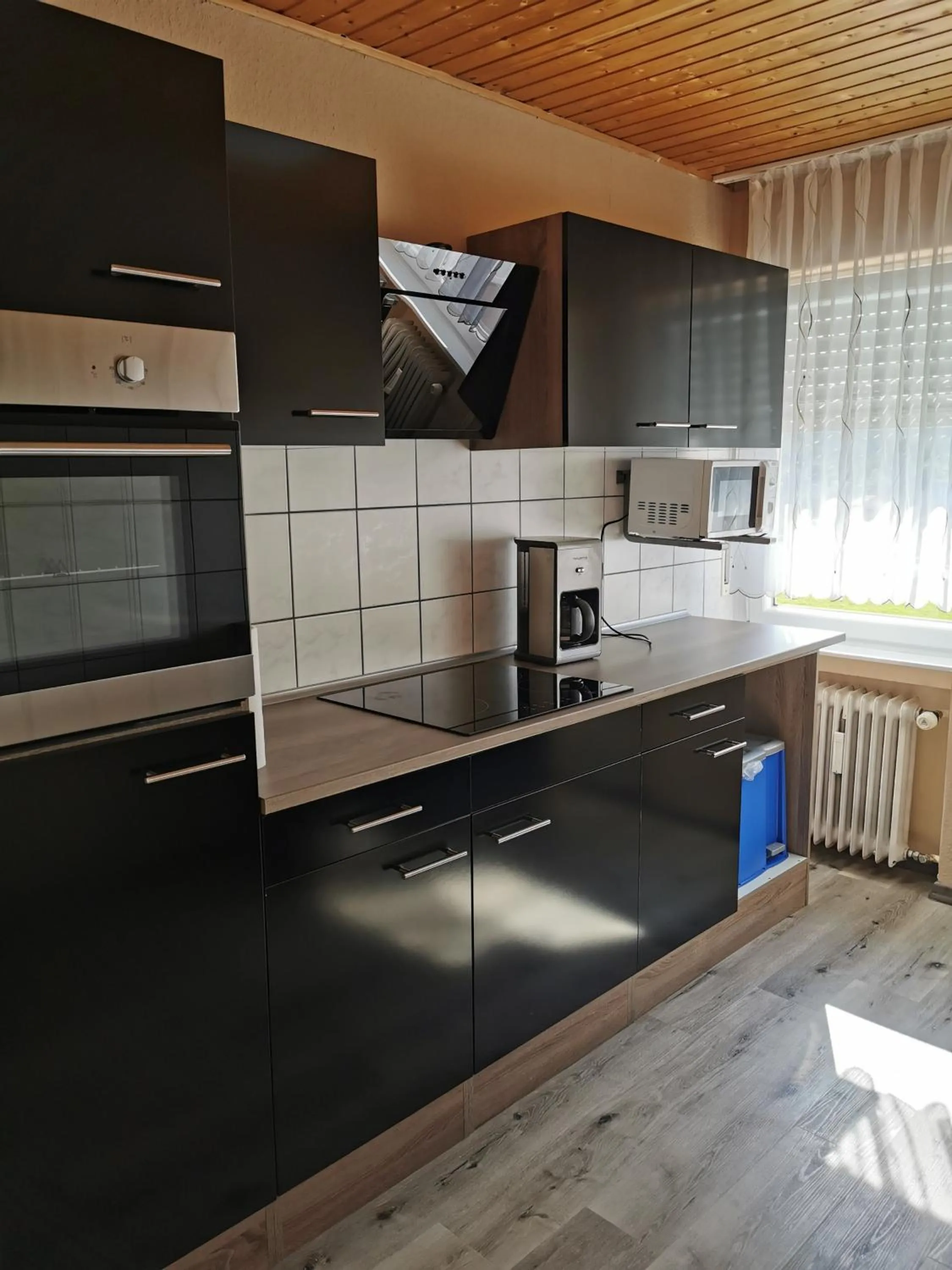 Kitchen or kitchenette in Hotel Mainperle