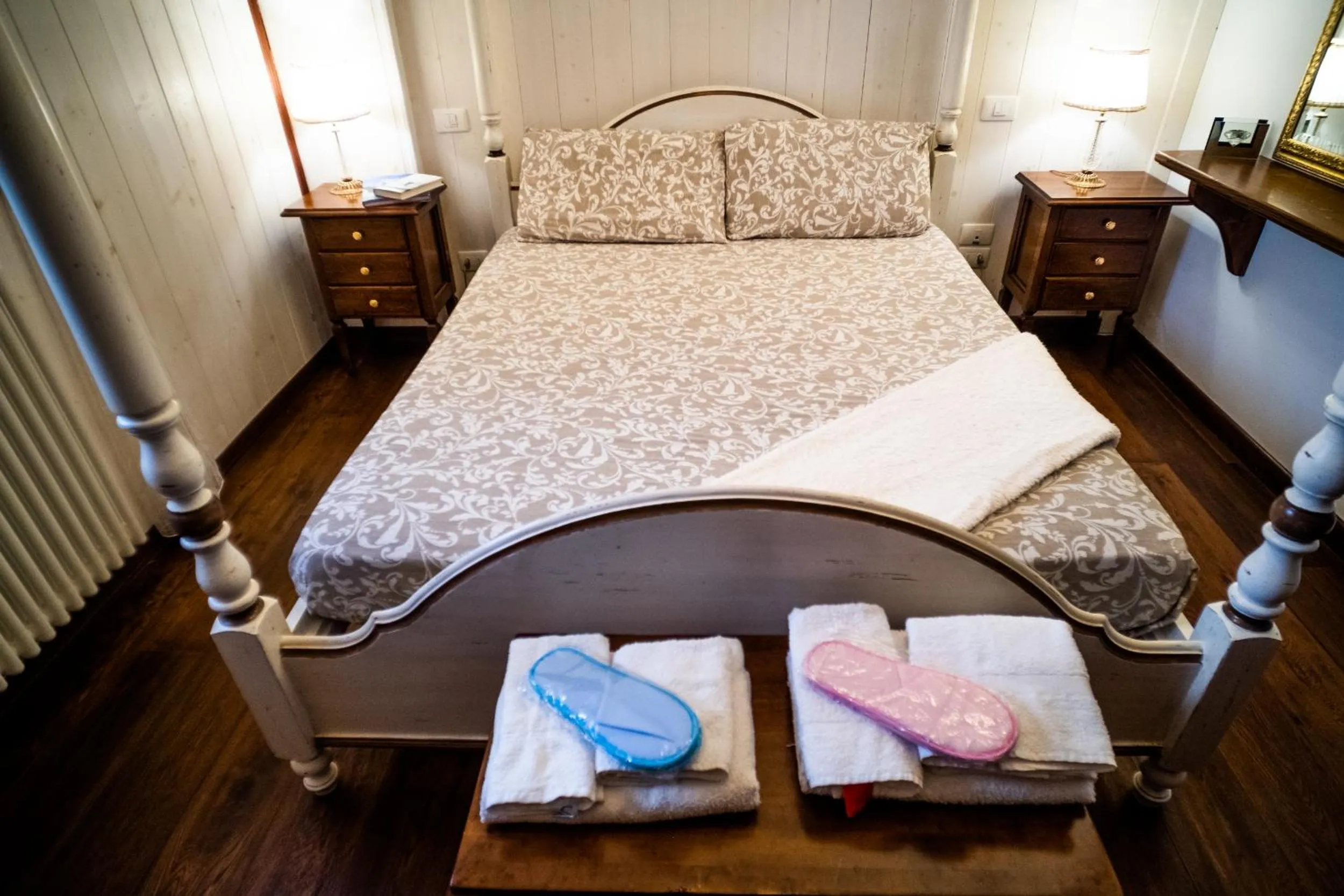 Bed in La Valle Del Cristallo Wellness & Charme