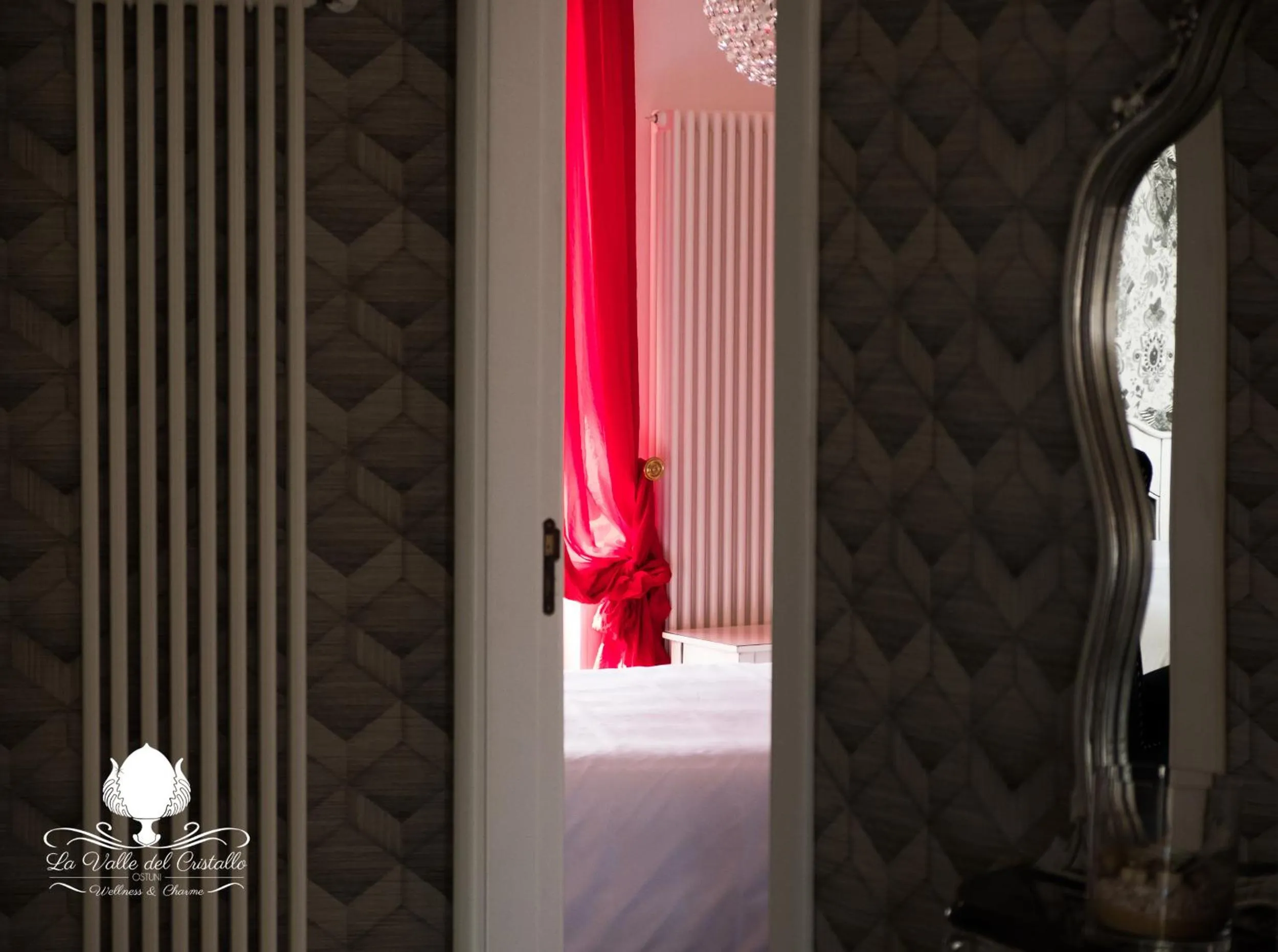 Bed in La Valle Del Cristallo Wellness & Charme