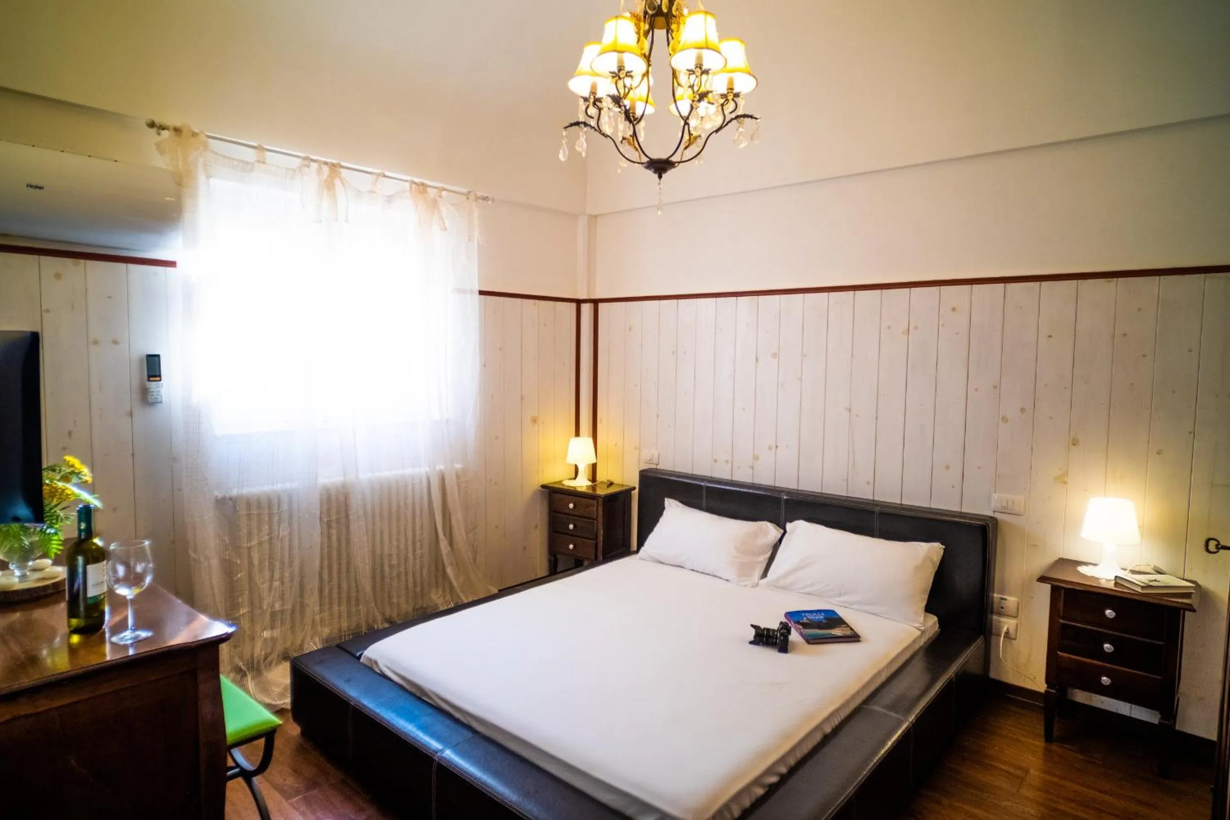 Bed in La Valle Del Cristallo Wellness & Charme