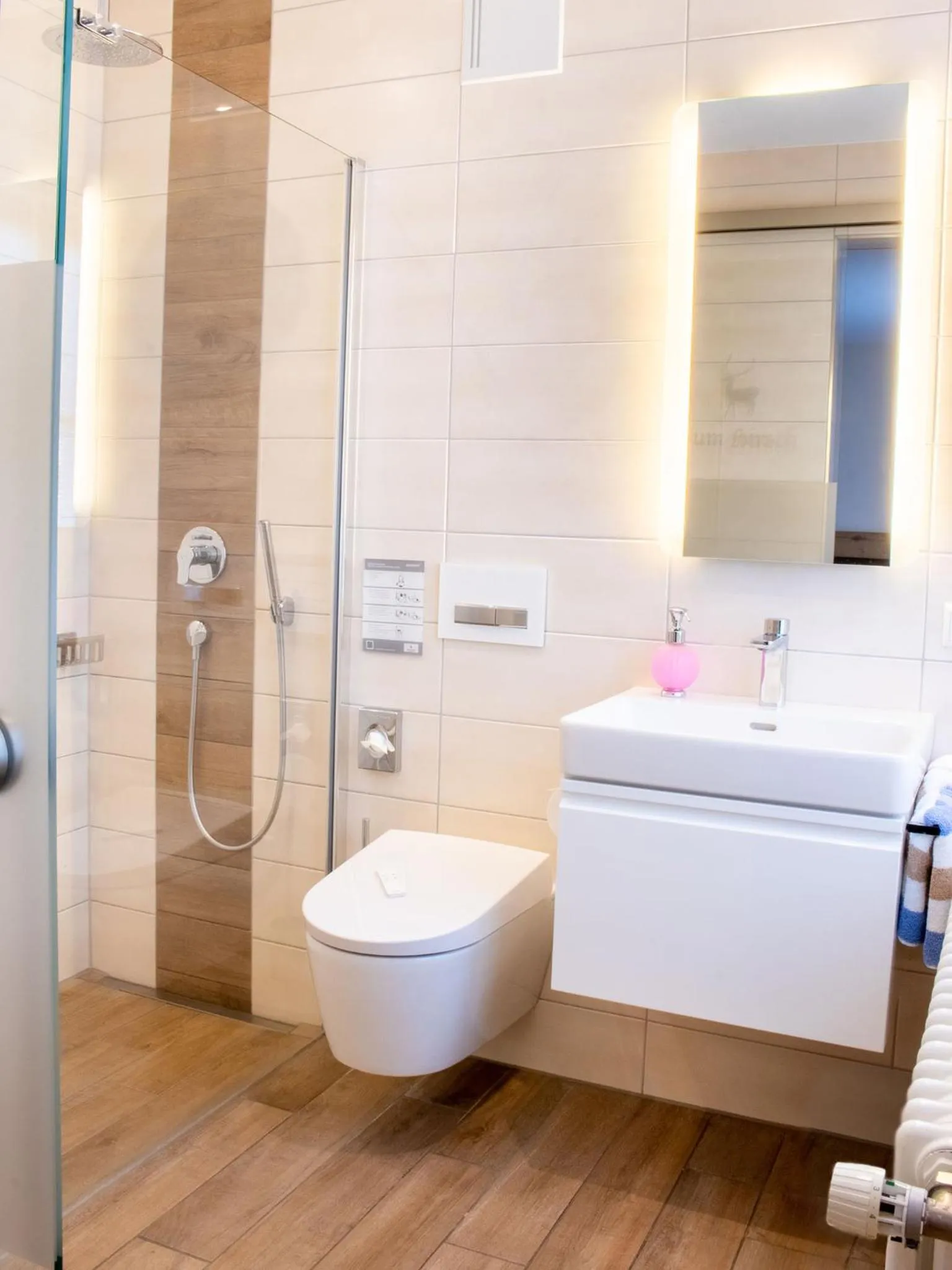 Bathroom in Gasthof Landhotel Hirsch