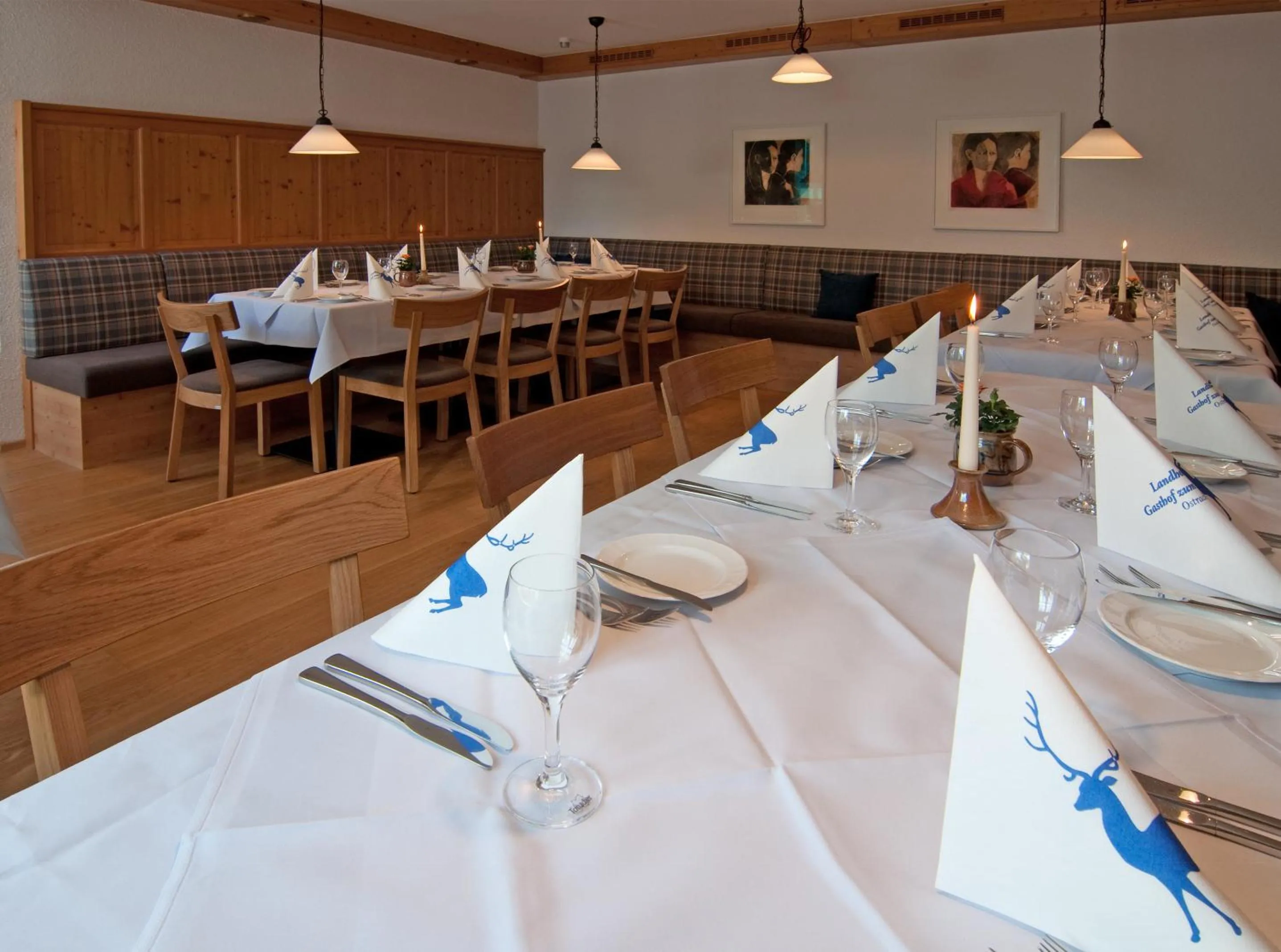 Decorative detail in Gasthof Landhotel Hirsch