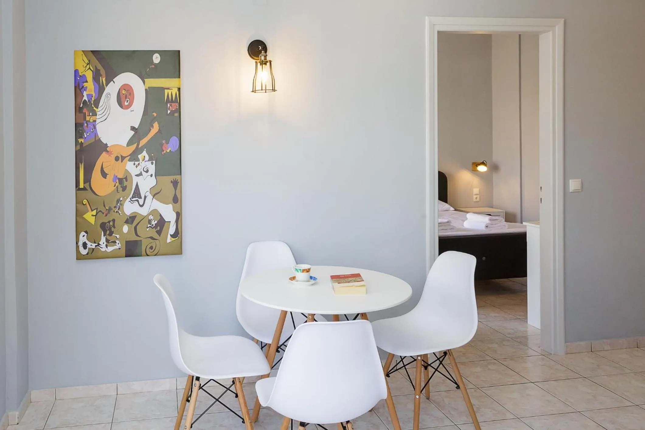 Dining area in Sole Mare Seaside Apartments