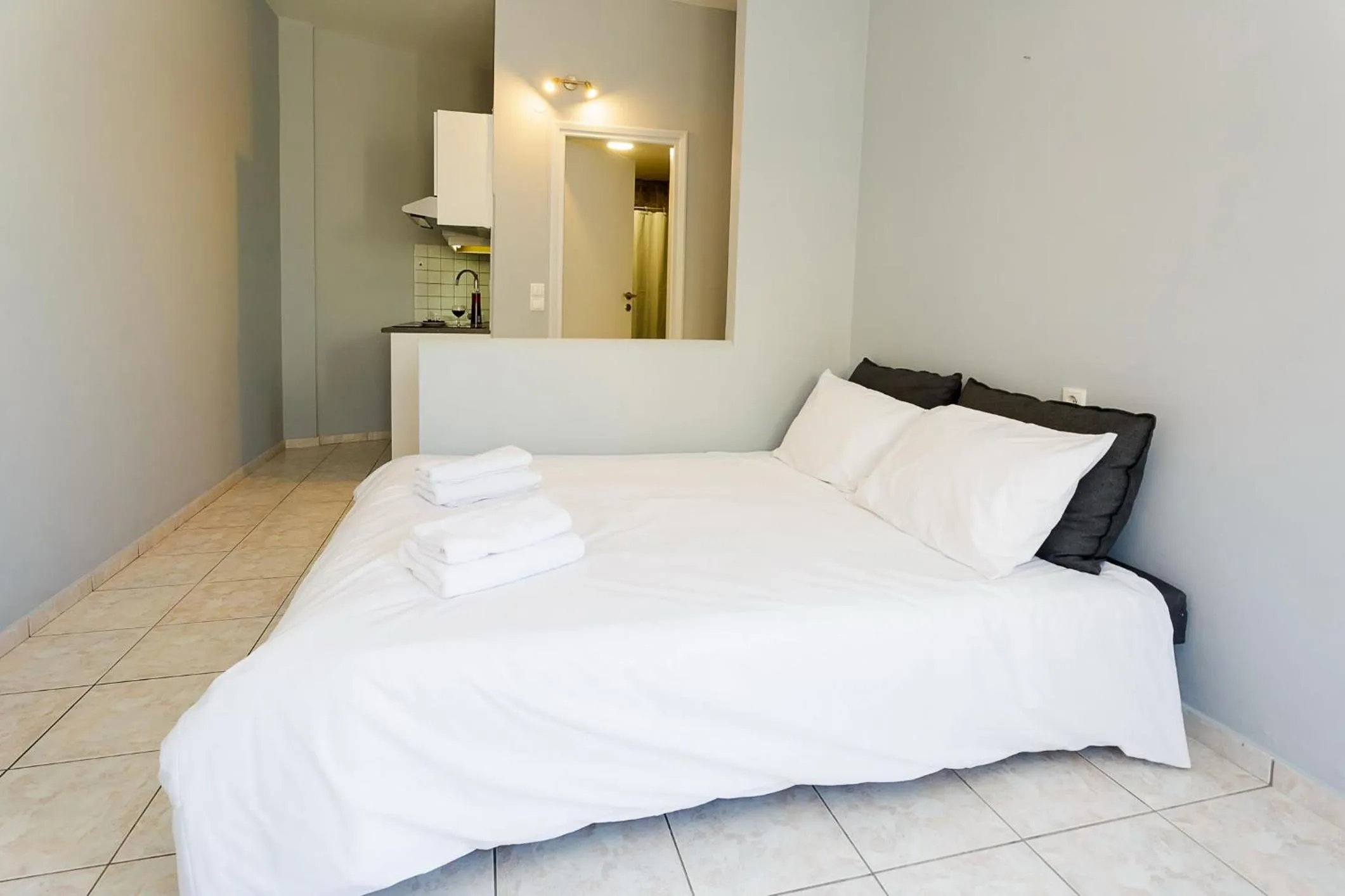 Living room in Sole Mare Seaside Apartments