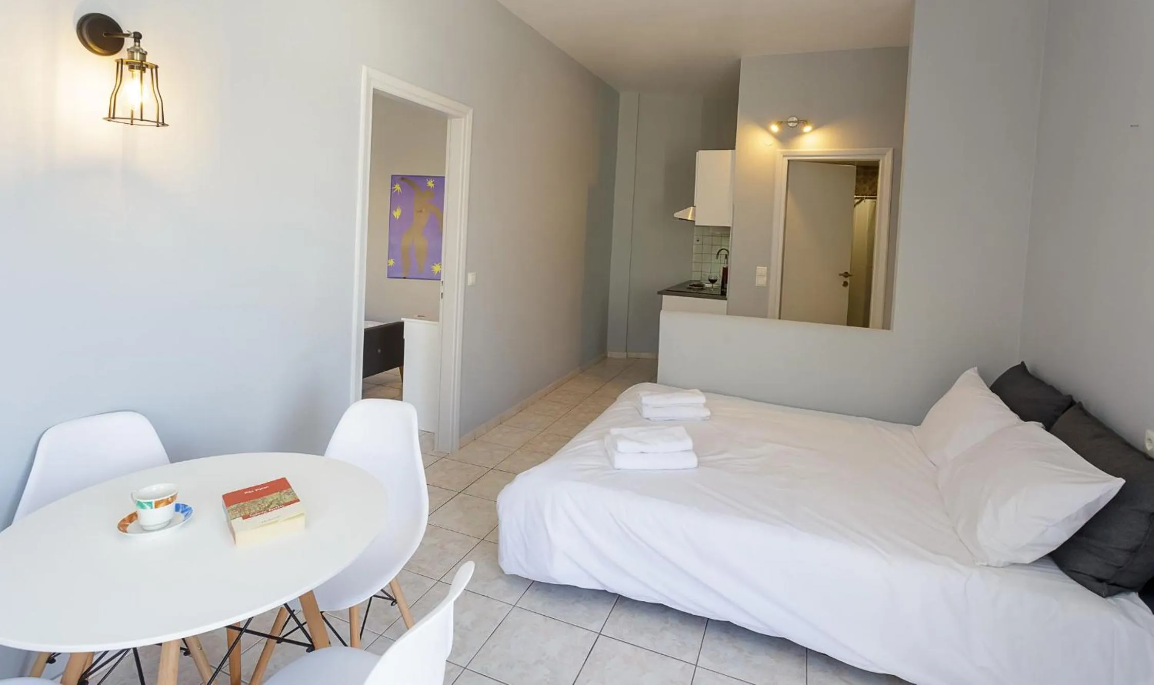 Kitchen or kitchenette in Sole Mare Seaside Apartments