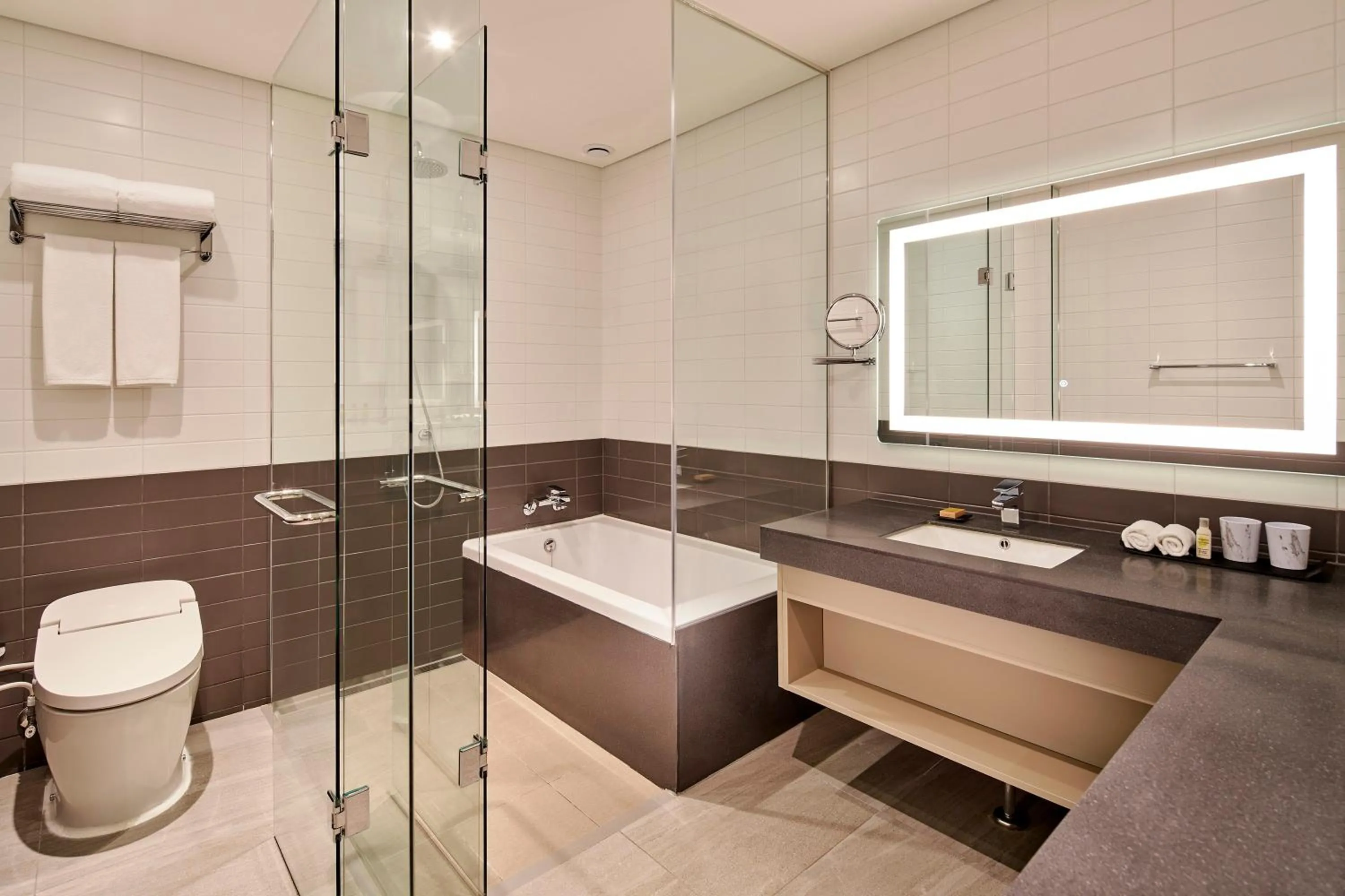 Shower in Hilton Garden Inn Seoul Gangnam