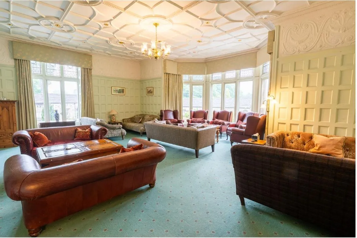 Seating area in Whalley Abbey - B&B and Retreat House