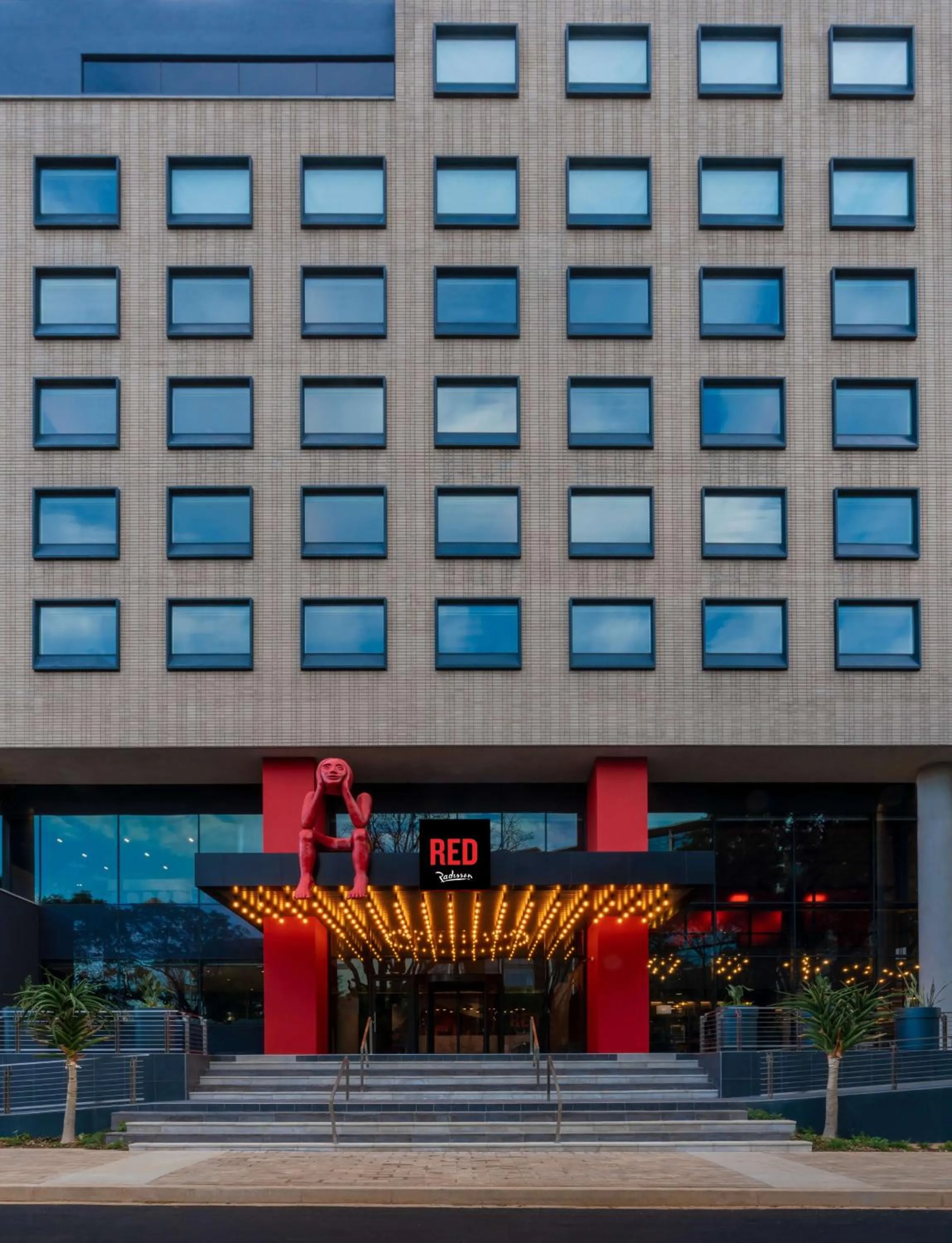 Property building in Radisson RED Hotel Johannesburg Rosebank