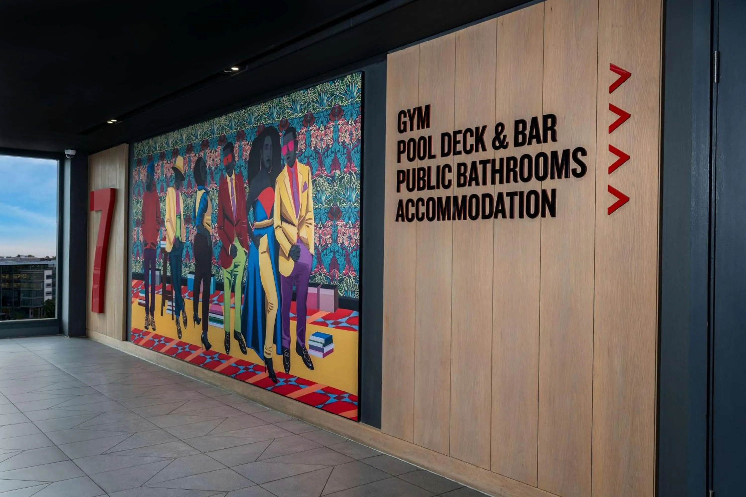 Property building in Radisson RED Hotel Johannesburg Rosebank