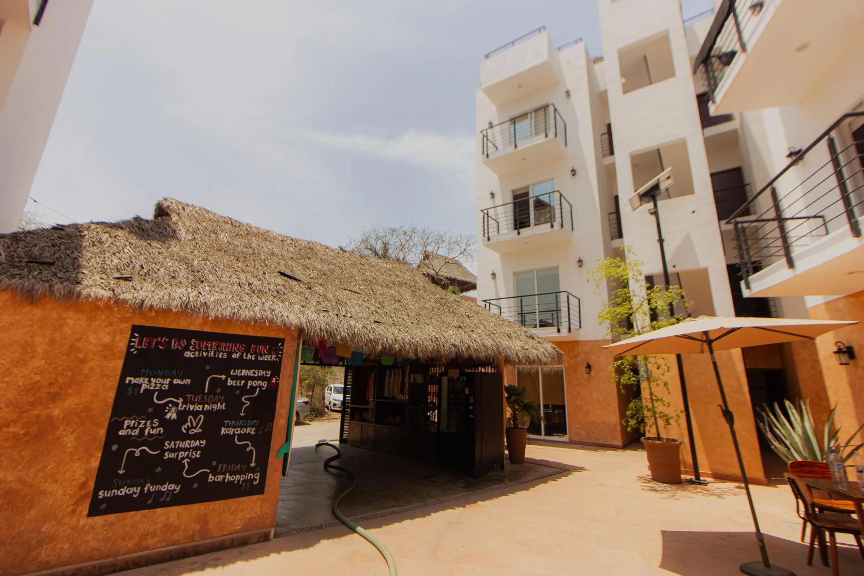 Property building in Viajero Sayulita Hostel